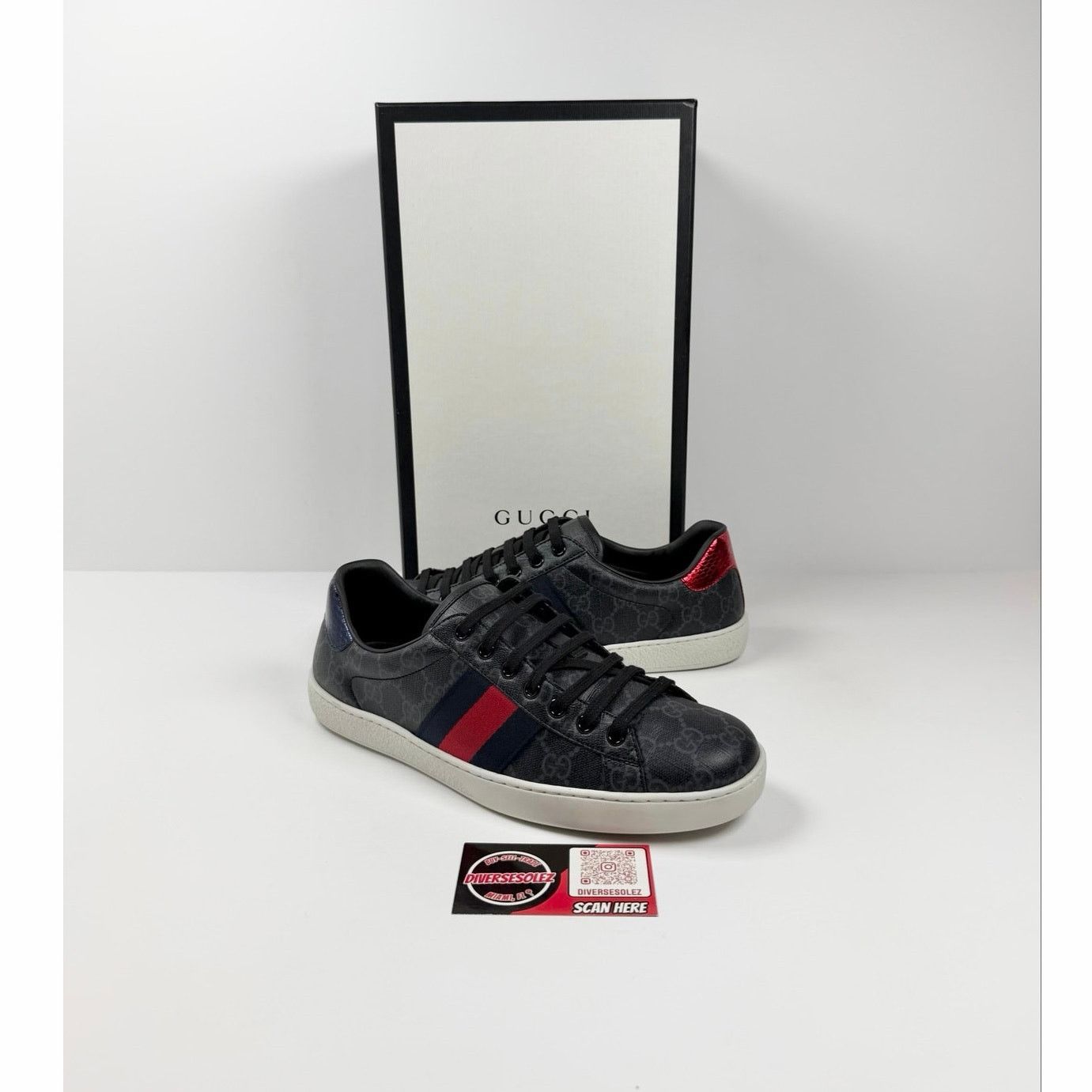 Gucci Size 8US - Gucci GG Monogram Sneakers Size US 8 / EU 41 - 1 Thumbnail