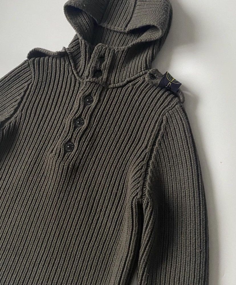 Stone Island Stone Island Knitwear Hoodie 90’s Massimo Osti Size US L / EU 52-54 / 3 - 2 Thumbnail