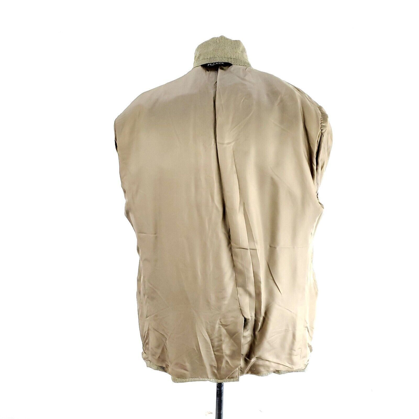 Jos. A. Bank DAMAGED Jos A Bank Silk Camel Hair 2 Button Sport Coat 44R B Size 44R - 12 Thumbnail