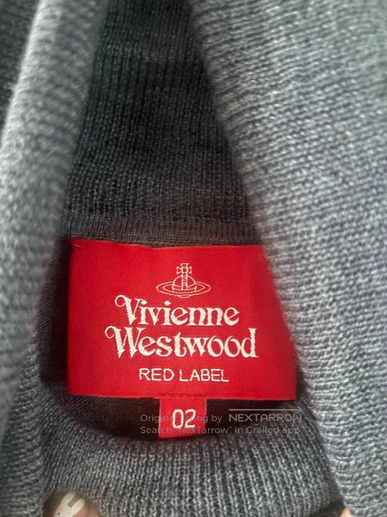 Vivienne Westwood Vivienne Westwood High-neck wool knitted sweater, 100% woo Size M / US 6-8 / IT 42-44 - 4 Thumbnail