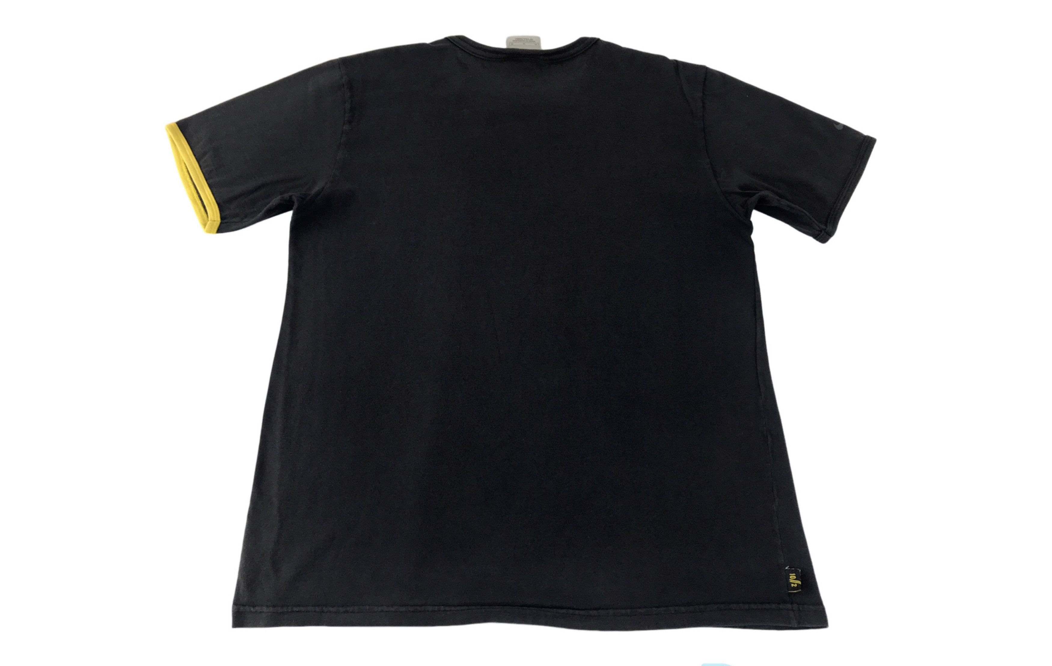 Nike Nike Athletic Yellow Spell Out Printed Tee T-shirt Size US M / EU 48-50 / 2 - 2 Thumbnail