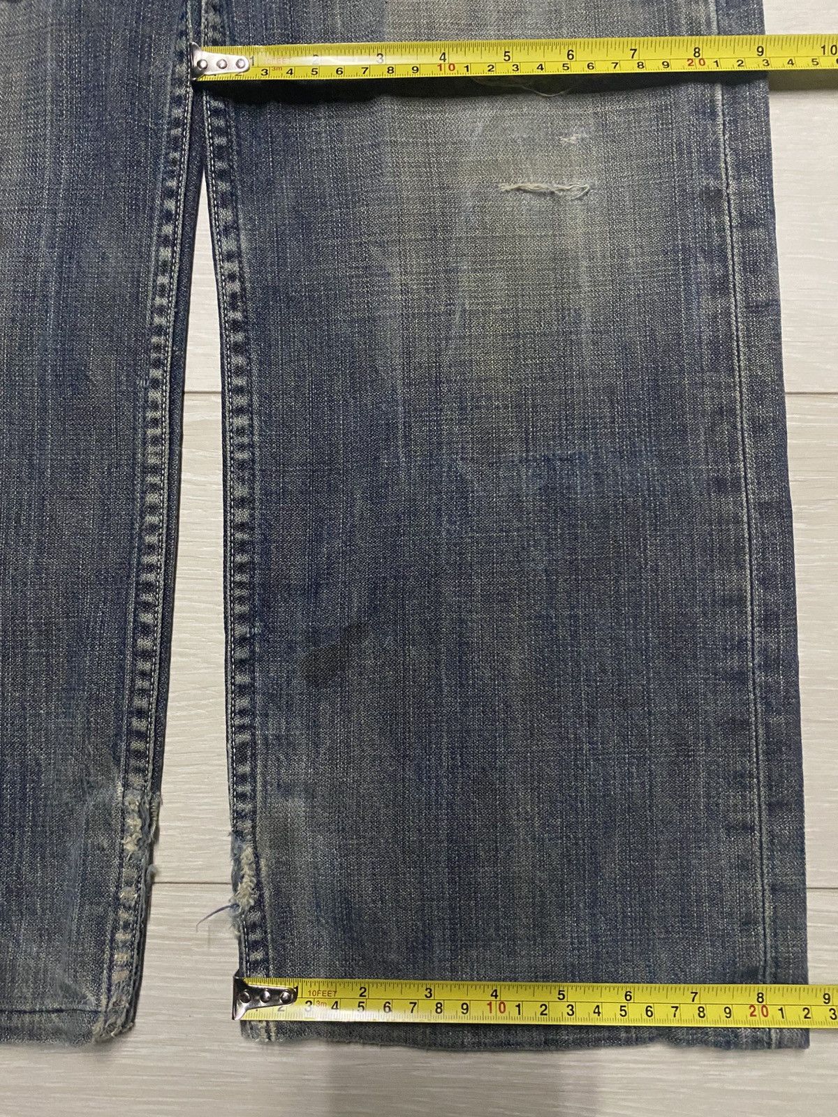 Levi's Vintage Levis 503 Button J38 Mud wash Distressed Baggy Jeans Size US 29 - 16 Thumbnail