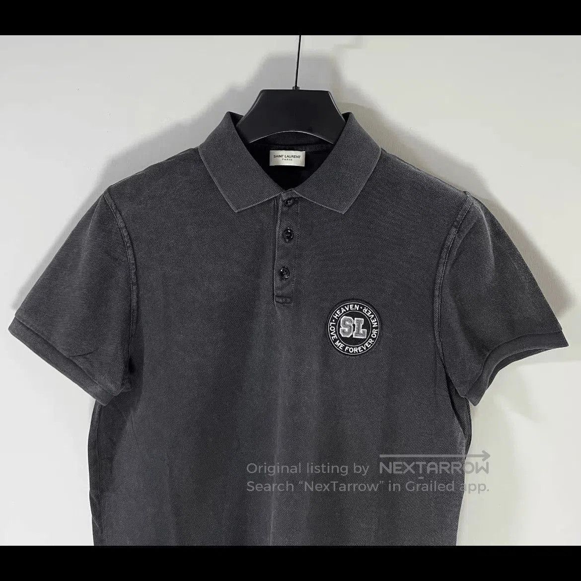 Saint Laurent Paris Saint Laurent Paris Logo Patch Polo. Size US S / EU 44-46 / 1 - 3 Thumbnail