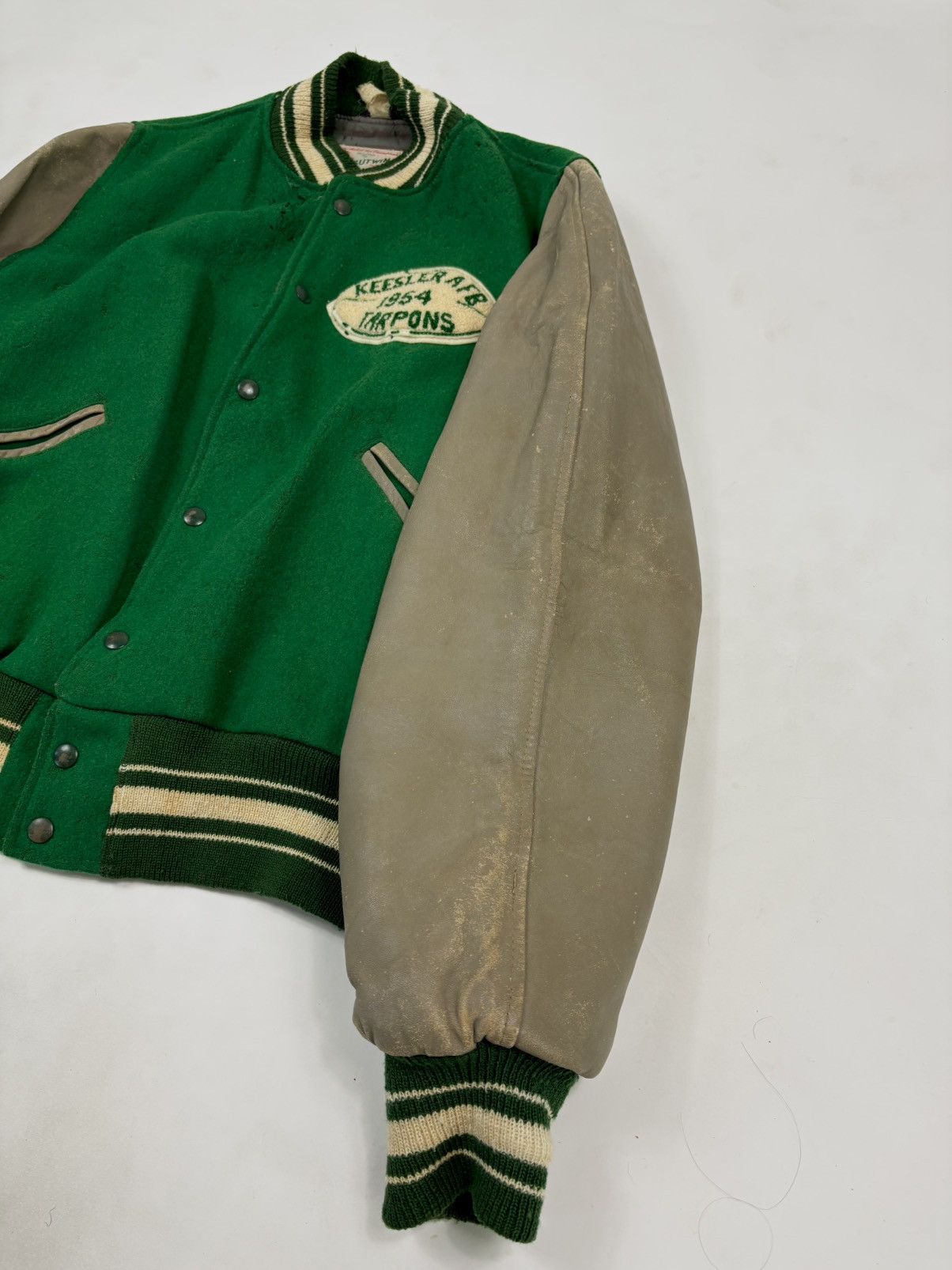Unsound Rags 1954 Butwin Keesler Varsity Letterman Bomber Jacket Size US L / EU 52-54 / 3 - 6 Thumbnail