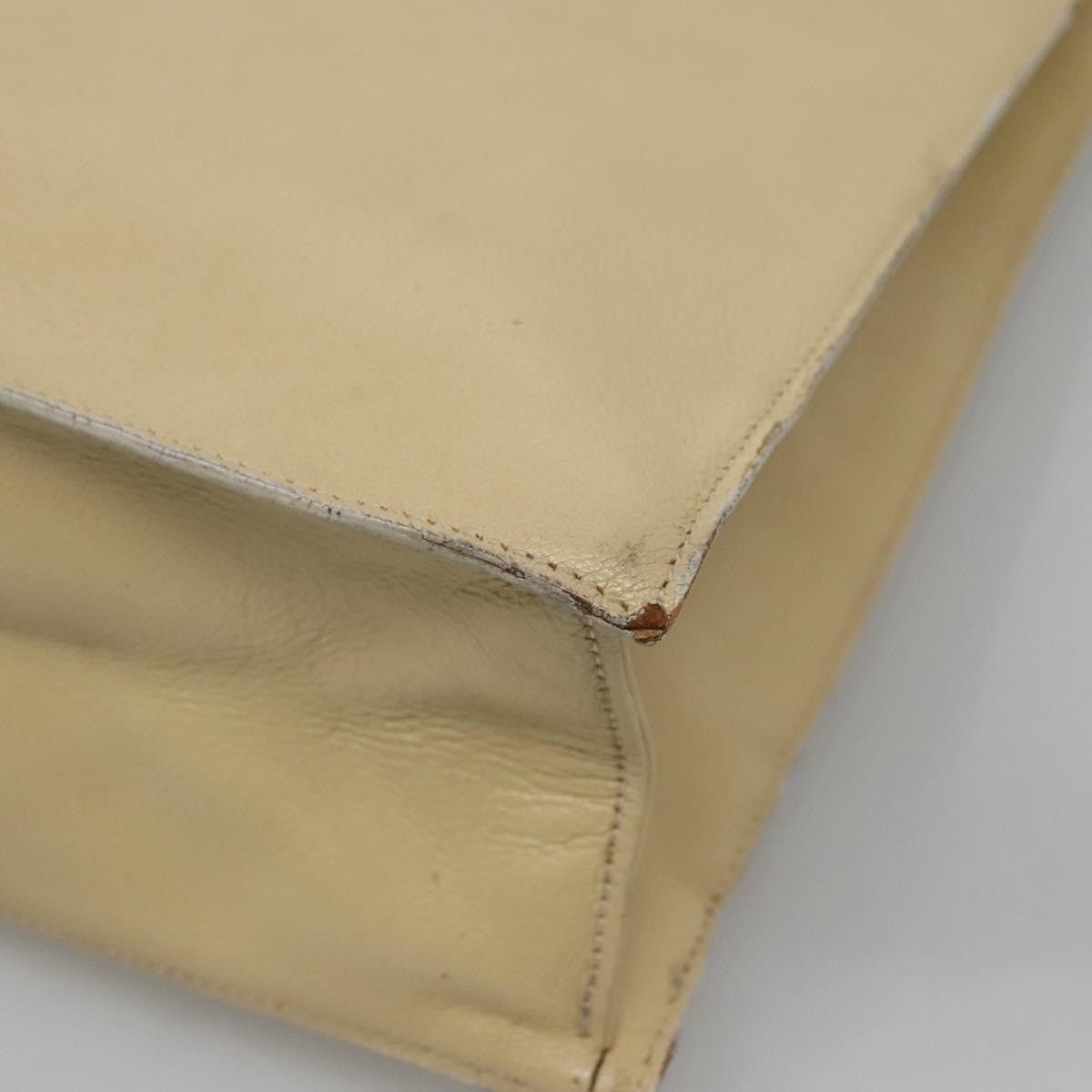 Gucci GUCCI Hand Bag Leather Beige Gold Size ONE SIZE - 9 Thumbnail