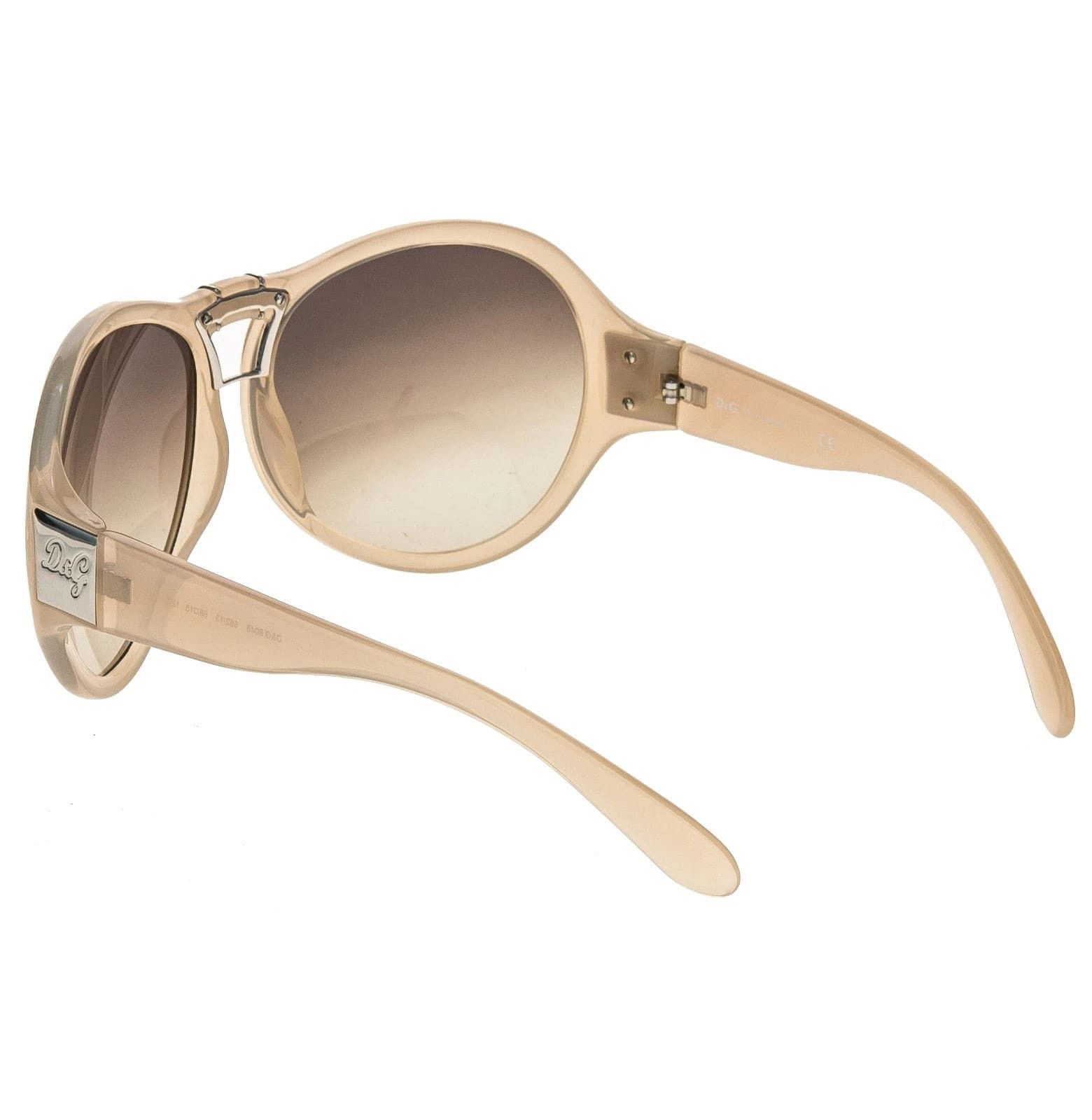 Dolce & Gabbana Dolce & Gabbana DG8048 Beige Oversized Round Vintage 8048 Size ONE SIZE - 3 Thumbnail