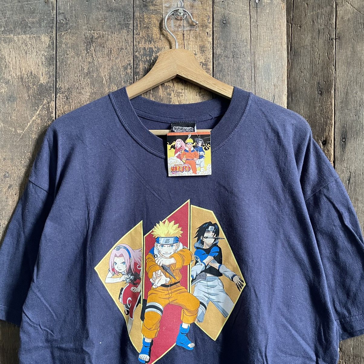 Anime Vintage Naruto Team 7 Deadstock Anime Tee Shirt Size US XL / EU 56 / 4 - 2 Thumbnail