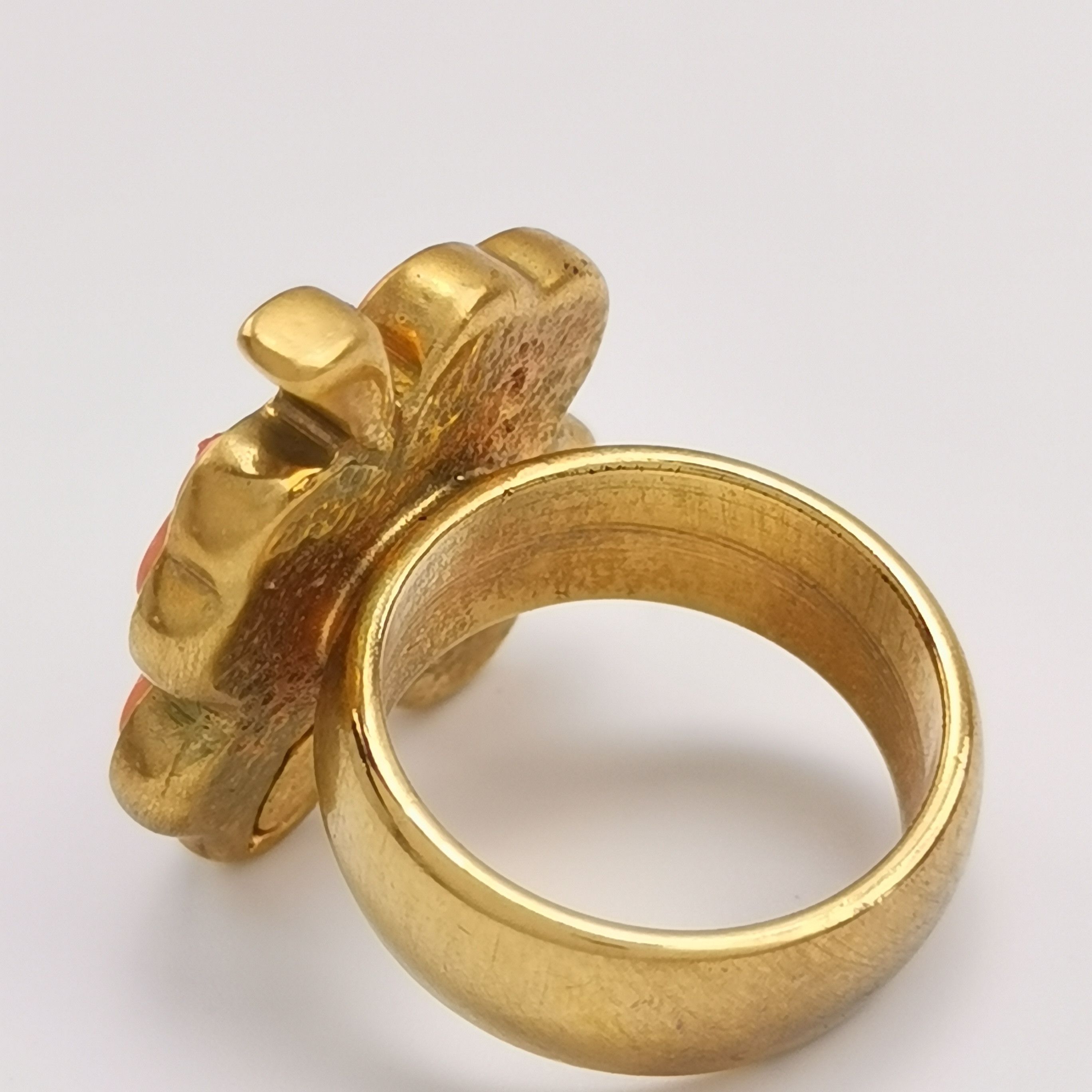 Chanel Chanel Four Leaf Clover Double C Logo Ring Size 15 -z2505 Size ONE SIZE - 8 Thumbnail