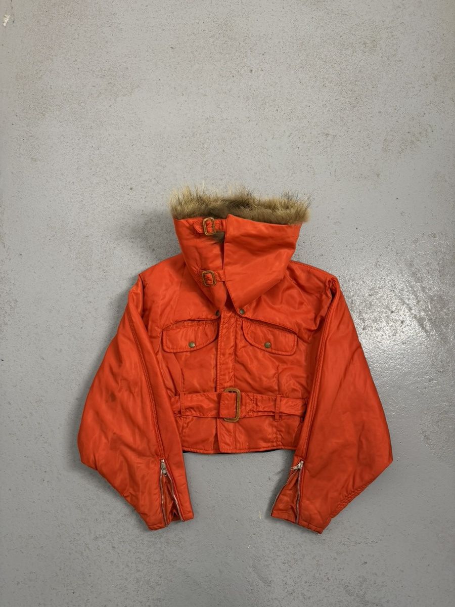 80s Marithe Francouis Girbaud For Closed Fur Jacket