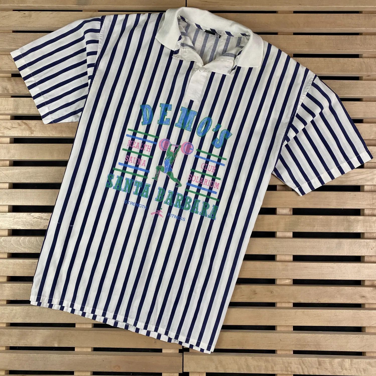 Vintage Men’s Crazy Shirt Polo Demos Young Style Vintage Size M Size US M / EU 48-50 / 2 - 1 Thumbnail