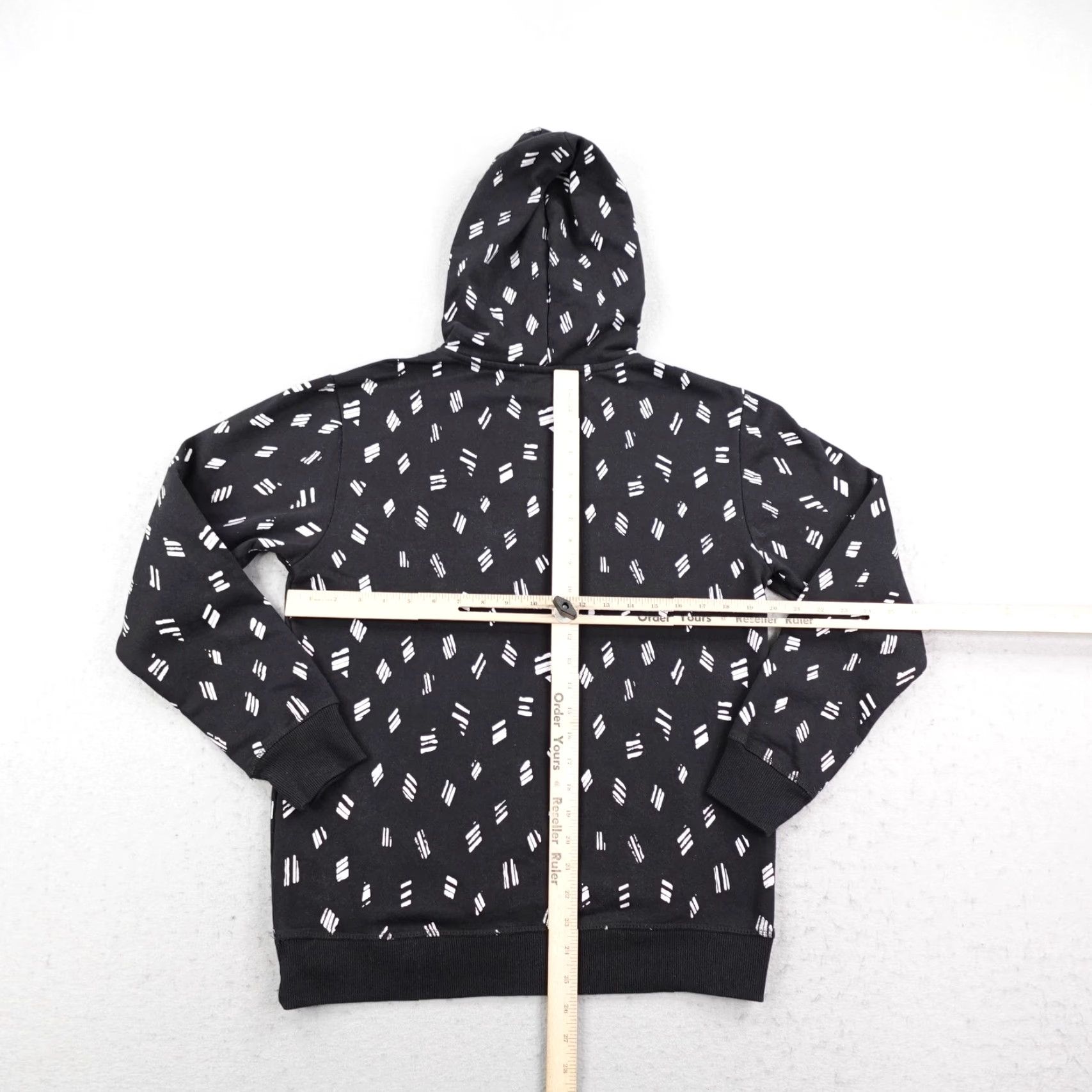 Volcom Volcom Hoodie Mens Small Black All Over Print AOP Pullover Sweatshirt Skater Size US S / EU 44-46 / 1 - 6 Thumbnail
