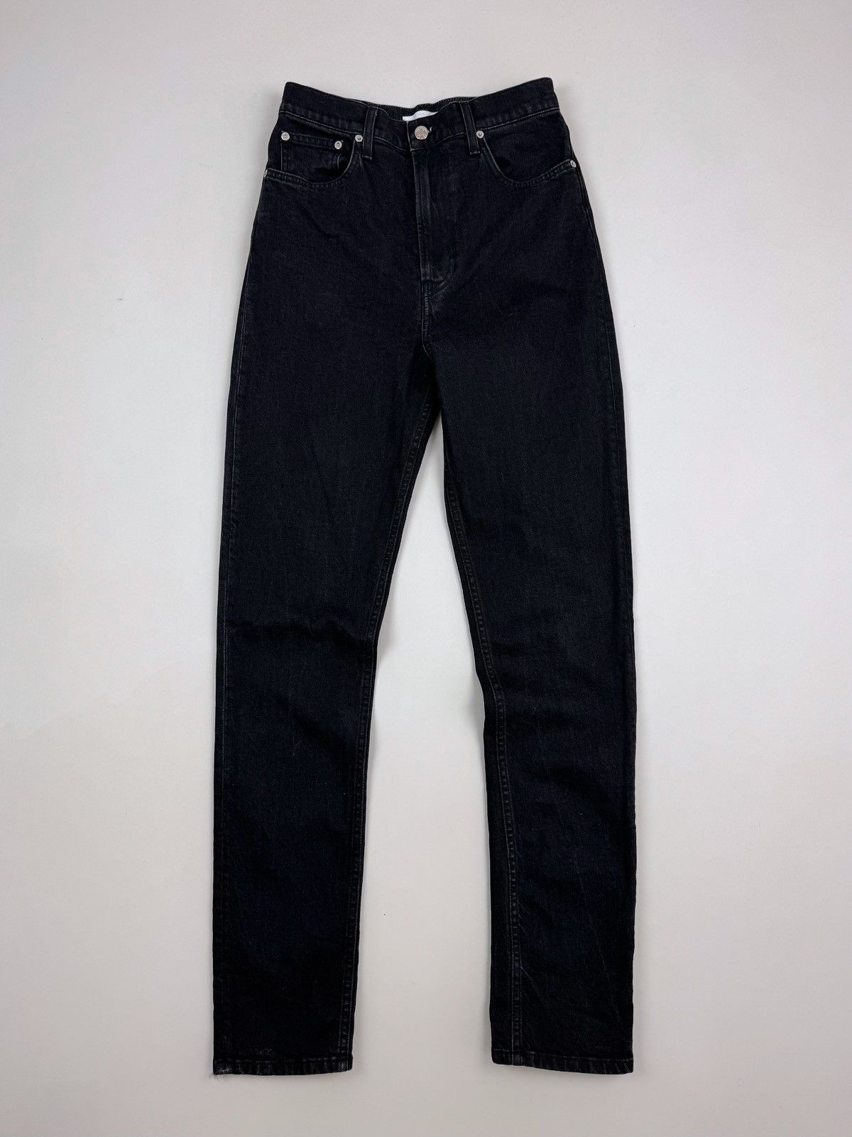 Helmut Lang Helmut Lang High Rise Unisex Black Jeans Pants Size US 31 - 1 Thumbnail