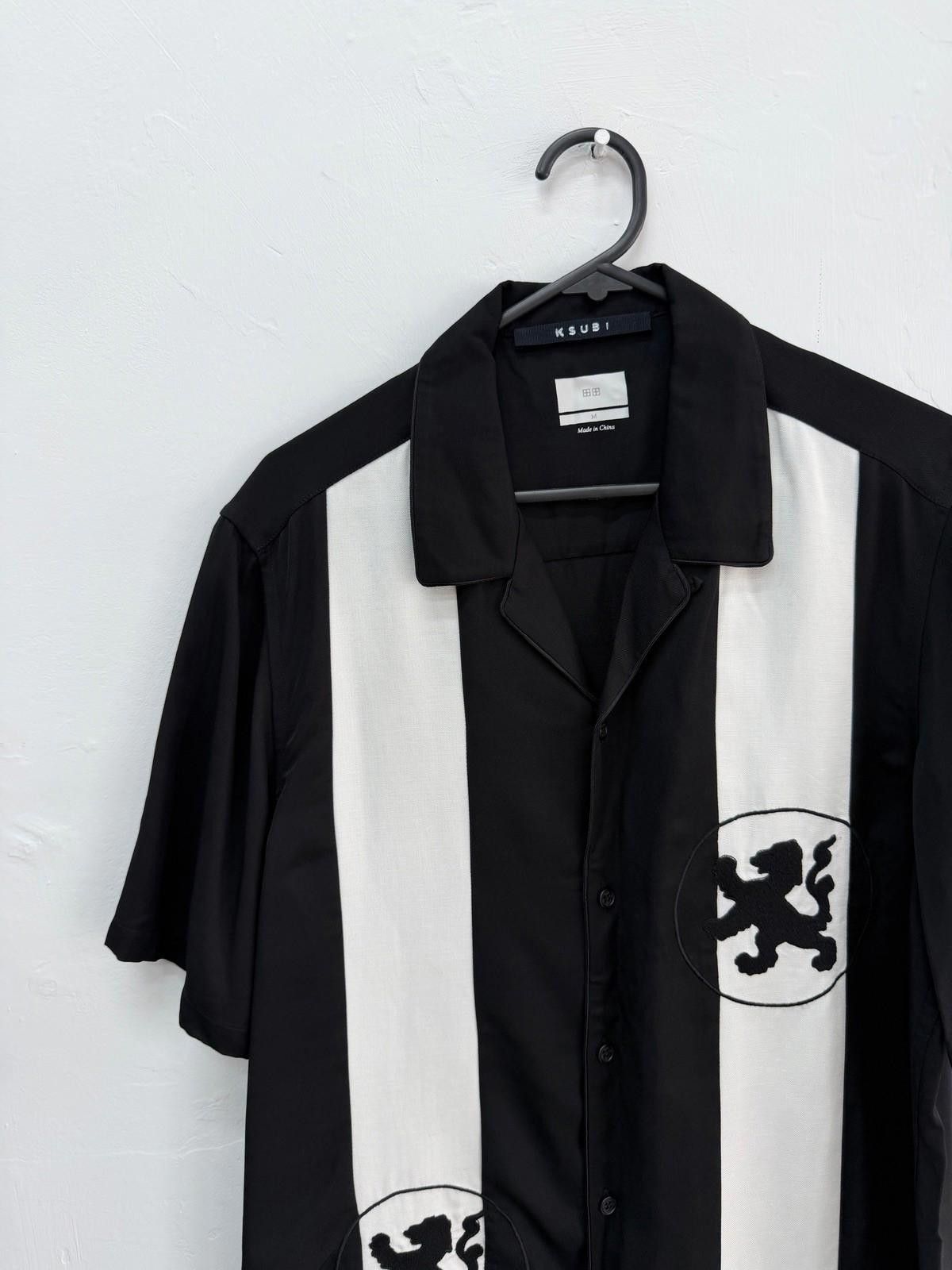 Ksubi new ksubi medium m short sleeve resort shirt lion black Size US M / EU 48-50 / 2 - 2 Thumbnail