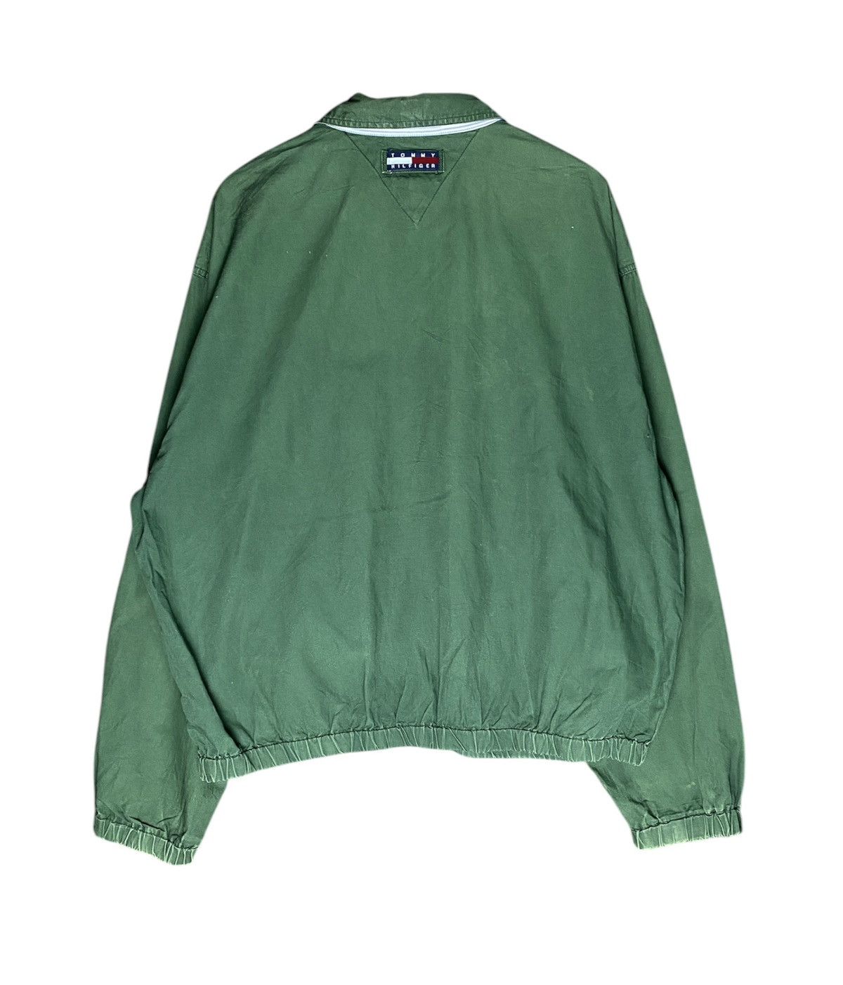 Tommy Hilfiger × Vintage Vintage 90s Tommy Hilfiger Sun Faded Zipper Jacket Size US XL / EU 56 / 4 - 4 Thumbnail