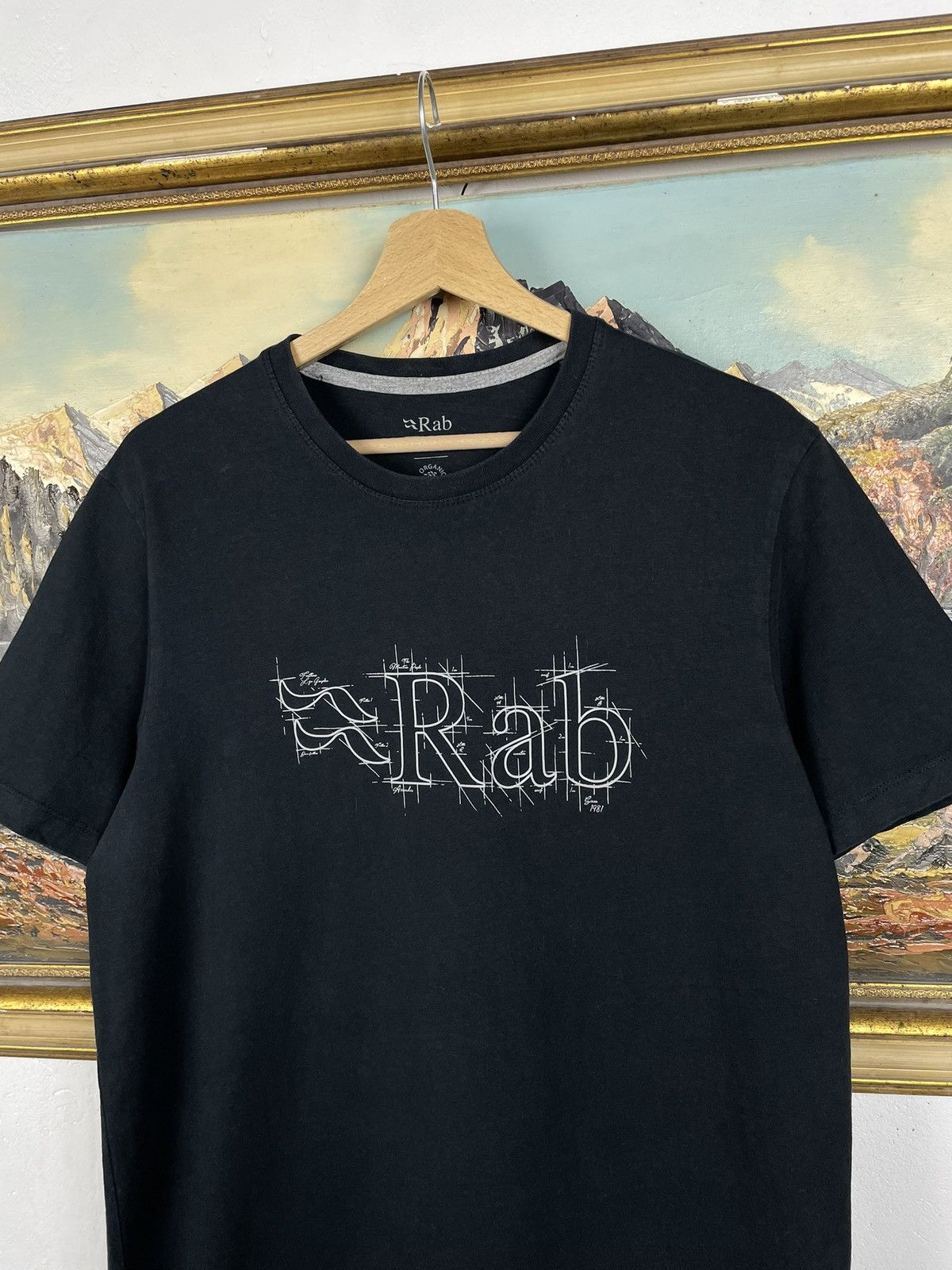 Rab Rab black tee gorpcore sportswear streetwear big logo Size US M / EU 48-50 / 2 - 4 Thumbnail