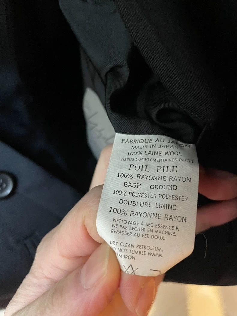 Yohji Yamamoto Yohji Yamamoto 94AW Velour Collar Monk Coat Size US M / EU 48-50 / 2 - 7 Thumbnail