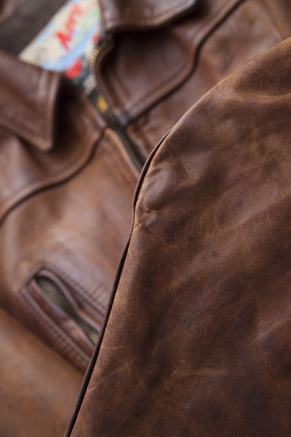 Aero Leathers Vintage Half-belt leather jacket Size US L / EU 52-54 / 3 - 5 Thumbnail