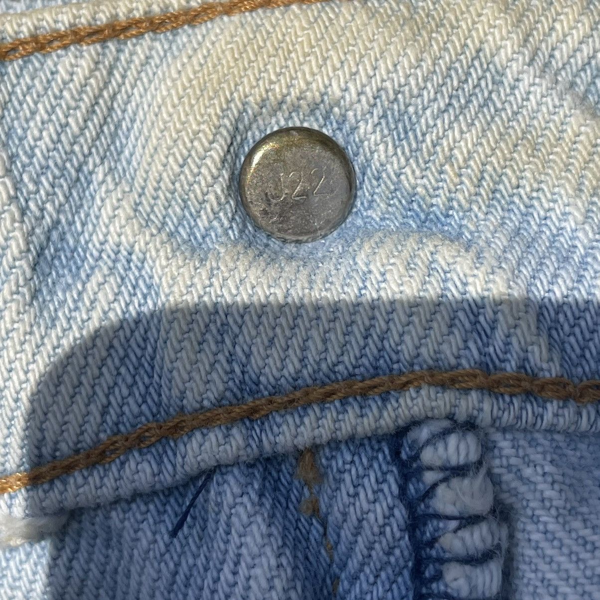 Levi's × Levi's Vintage Clothing × Vintage “LEVI’S” VINTAGE 1992 ORIGINAL RIVETED DENIM JEAN Size 29" - 5 Thumbnail