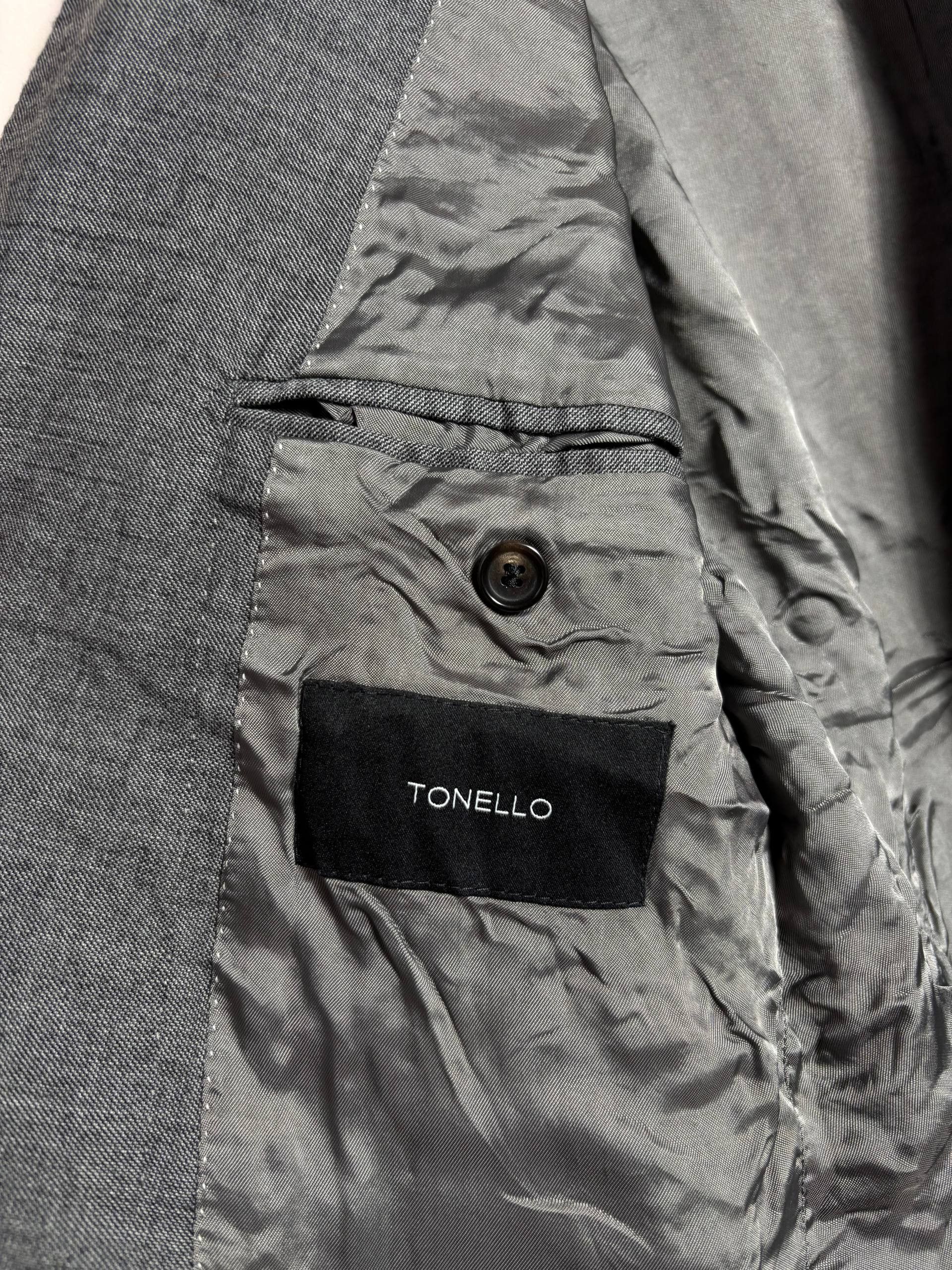 Tonello Tonello Lined Gray Wool Blazer 38 EU 48 Made in Italy Size 38R - 7 Thumbnail