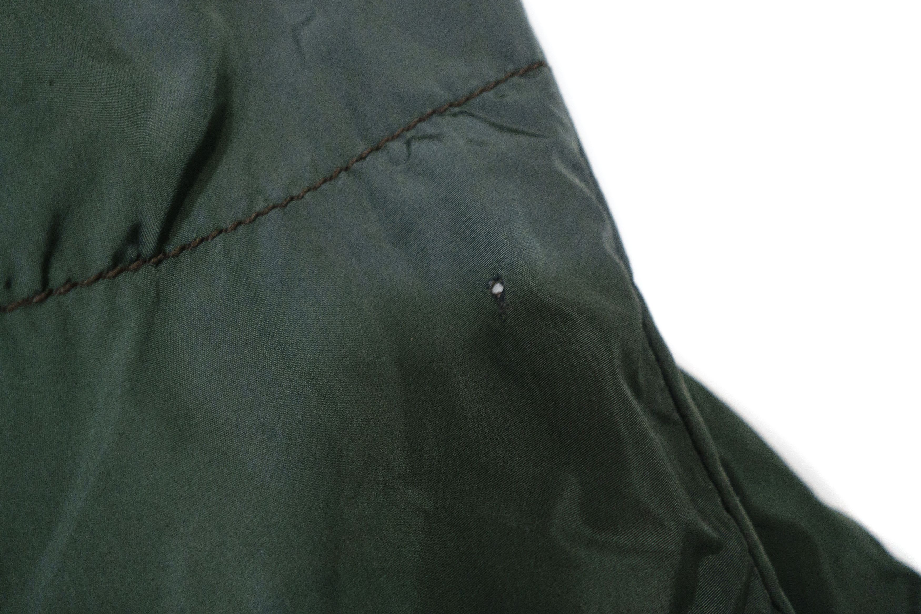 Prada 00s Quilted Nylon Down Beaver Fur Trim Parka Jacket Archive Size L / US 10 / IT 46 - 10 Thumbnail
