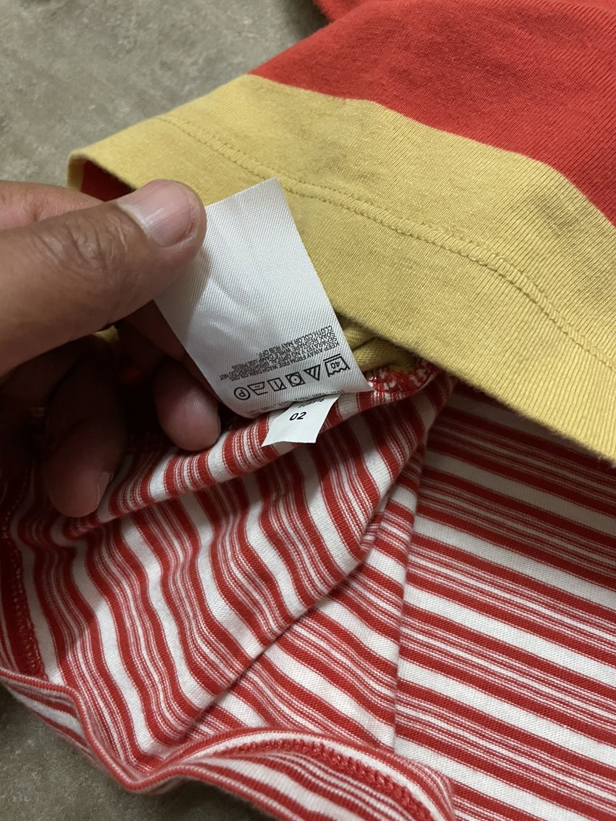Marni × Uniqlo Marni x Uniqlo Tshirt Striped Design Size US S / EU 44-46 / 1 - 6 Thumbnail