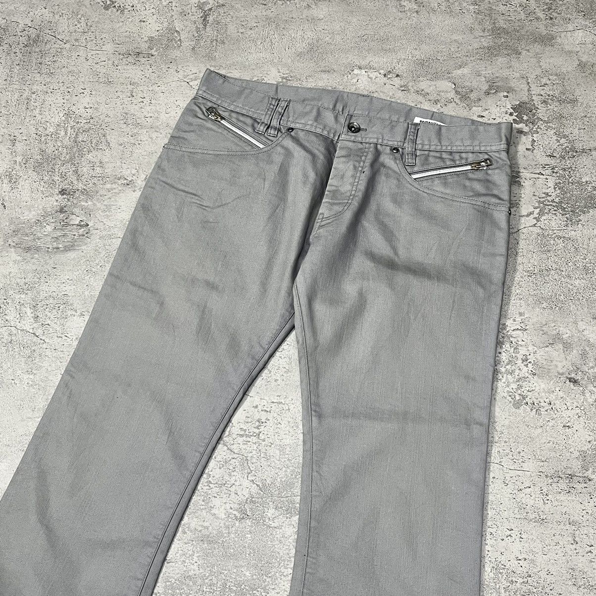 semanticdesign Semantic Design Tactical Zip Flared Trousers - Grey Size US 33 - 4 Thumbnail