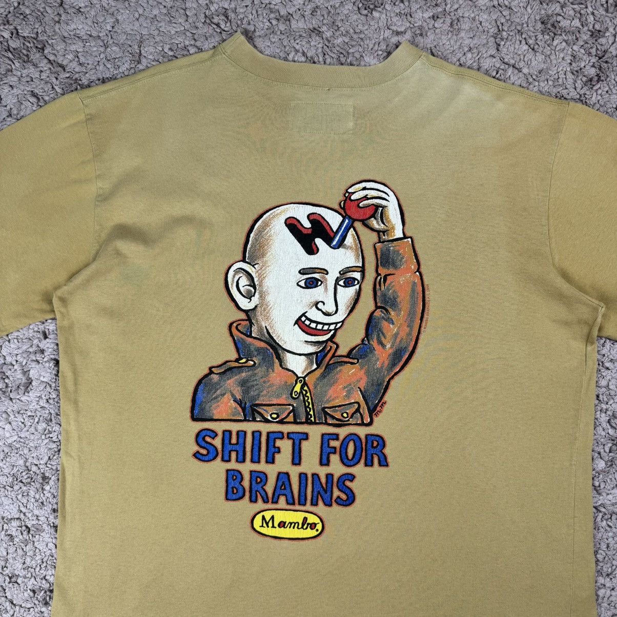 Mambo Vintage Mambo "Shift for Brains" T-shirt Size US S / EU 44-46 / 1 - 6 Thumbnail