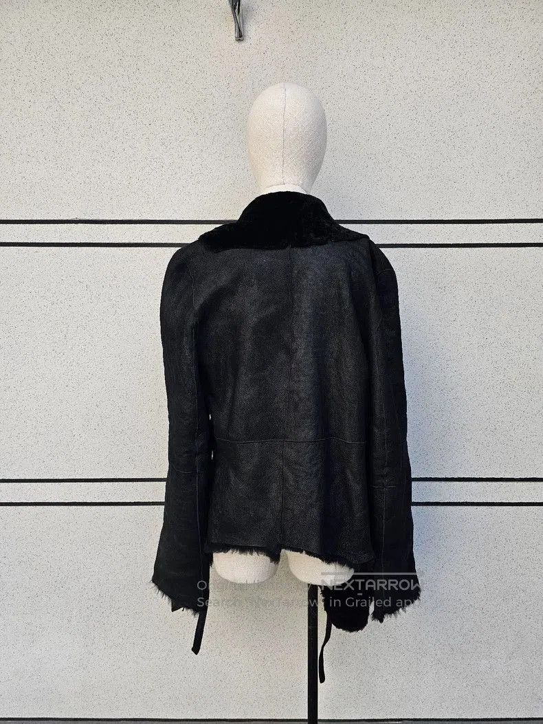 Ann Demeulemeester Ann Demeulemeester Fur-Lined Jacket. Size M / US 6-8 / IT 42-44 - 3 Thumbnail