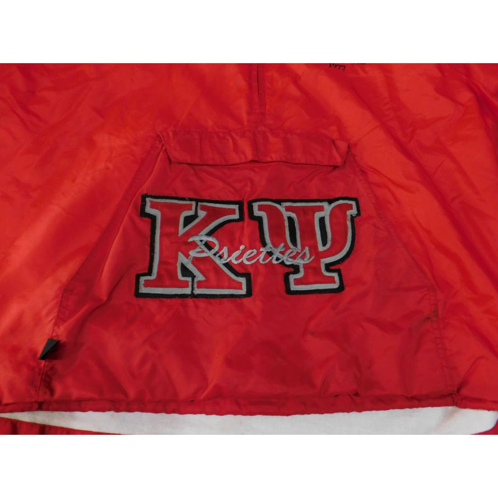 Delta VINTAGE Charles River Jacket Mens 2XL Red Delta Iota Kappa Psi FAMU Pullover 90s Size US XXL / EU 58 / 5 - 6 Thumbnail