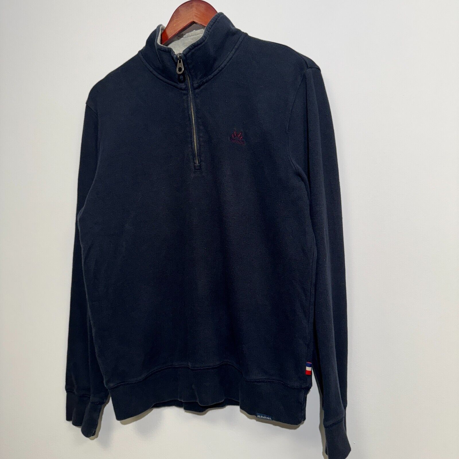 Jean Paul Gaultier × Vintage Jean Paul Unisex Navy Blue Cotton Crewneck Size M Washed Size US M / EU 48-50 / 2 - 3 Thumbnail