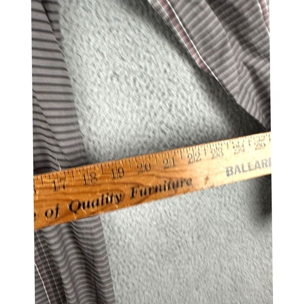 Hugo Boss HUGO BOSS Shirt Mens Large Grey Pinstripe Slim Fit Button Up Long Sleeve Size US L / EU 52-54 / 3 - 7 Thumbnail
