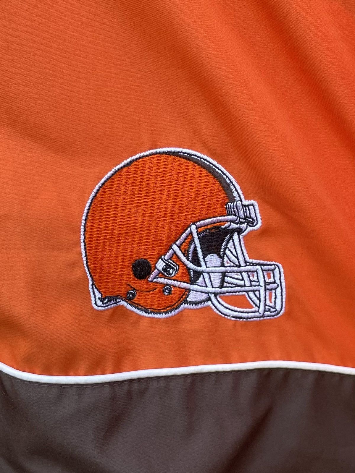 Puma 90s PUMA NFL Cleveland Browns Spellout 1/4 Zip Windbreaker Size US XXL / EU 58 / 5 - 5 Thumbnail