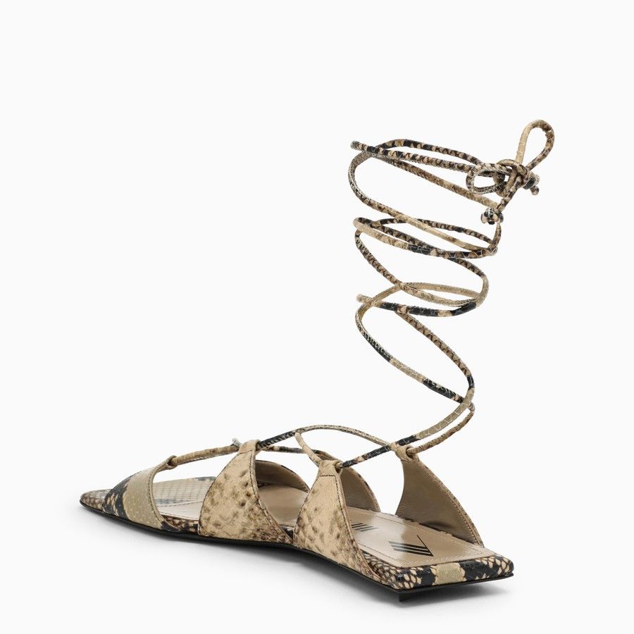 The Attico o1d2blof1024 Low Heel Sandals in Multicolor Size US 6.5 / IT 36.5 - 4 Thumbnail