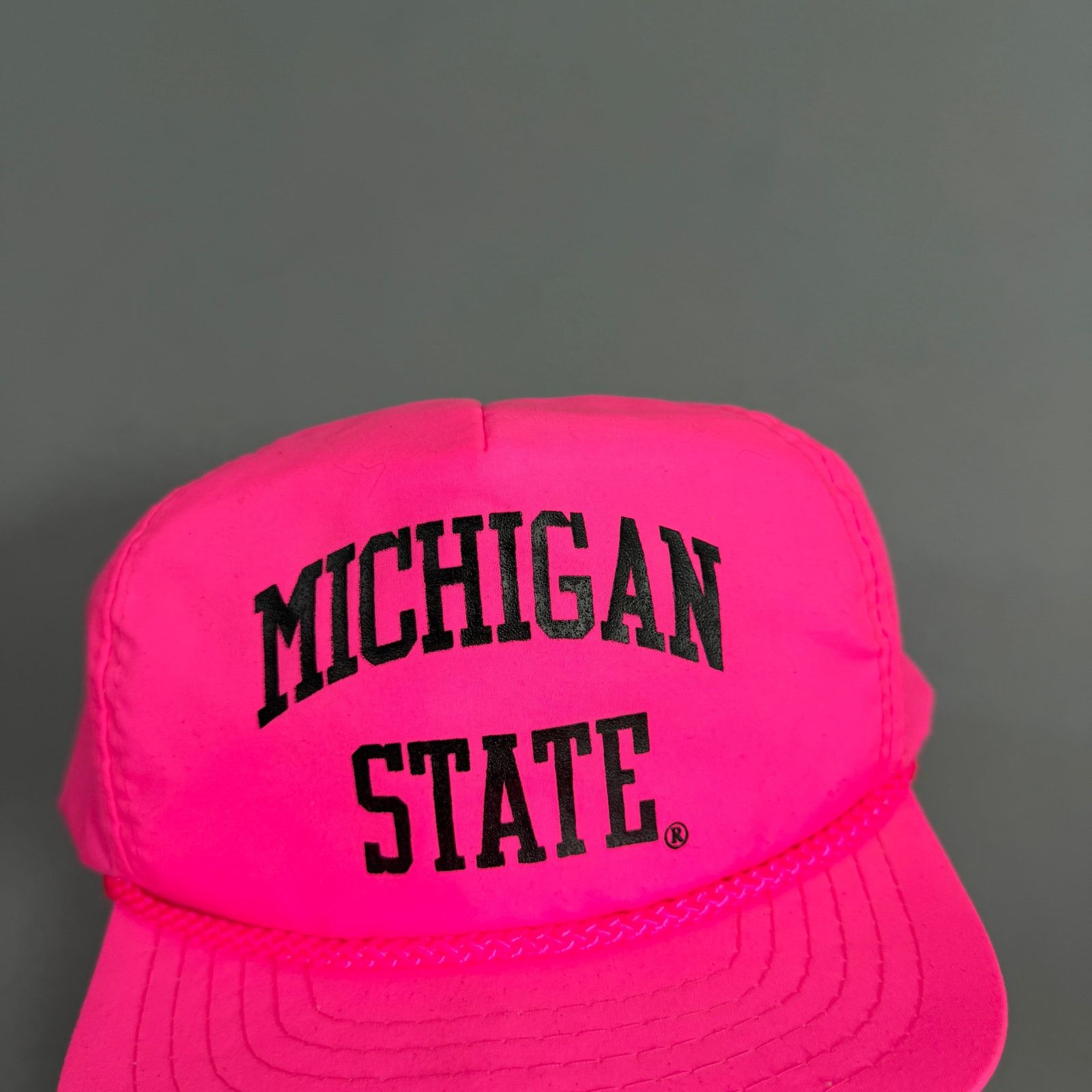 Vintage Vintage Michigan State Spartans Snapback Hat Adult Pink Size ONE SIZE - 2 Thumbnail