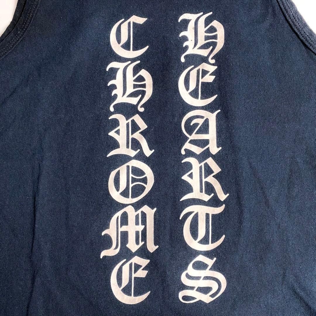 Chrome Hearts CHROME HEARTS Logo Printed Tank Top Navy S Size US S / EU 44-46 / 1 - 5 Thumbnail