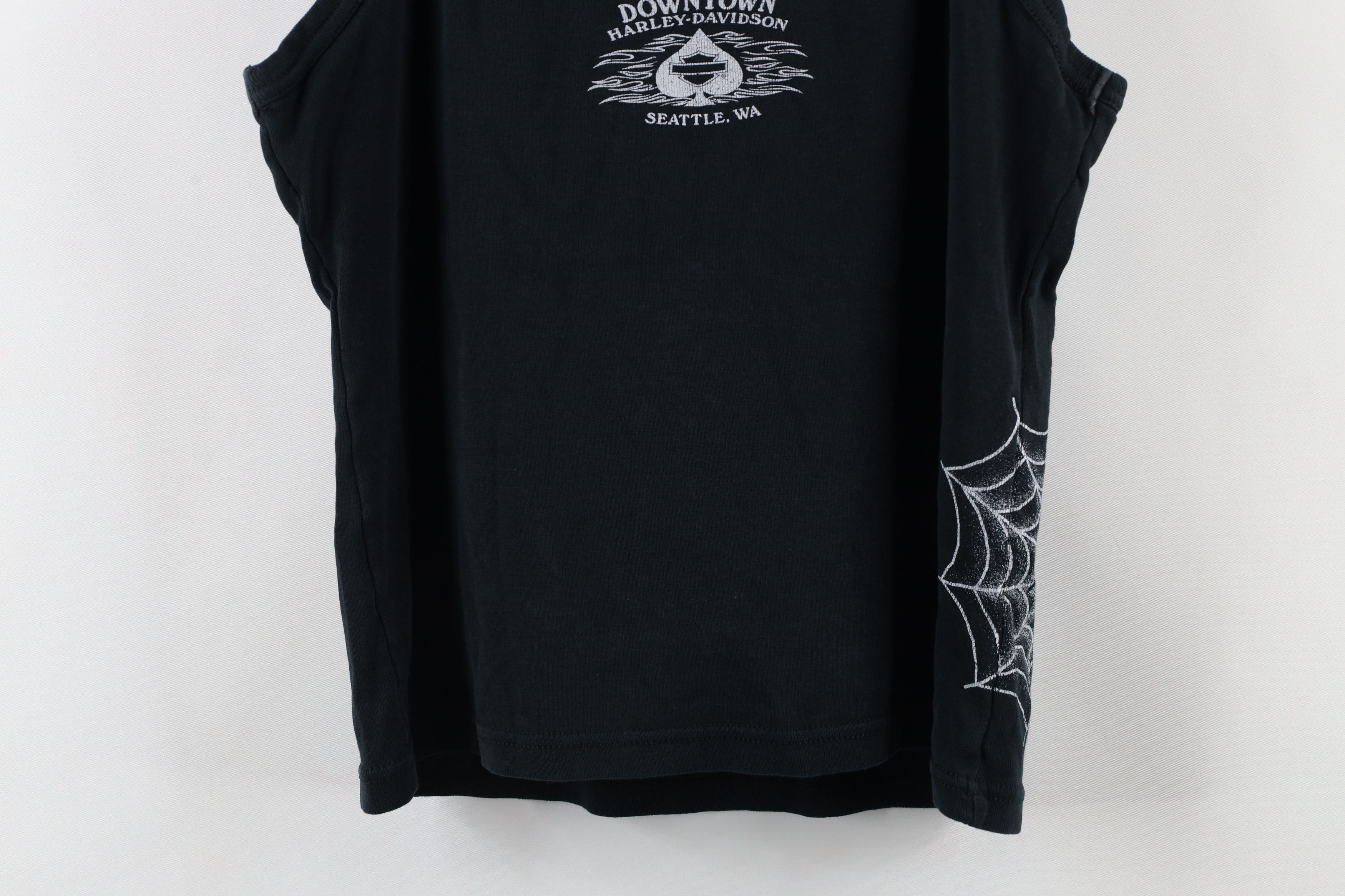 Harley Davidson Vintage Harley Davidson Black Spider Tank Top T-Shirt USA Size L / US 10 / IT 46 - 14 Thumbnail
