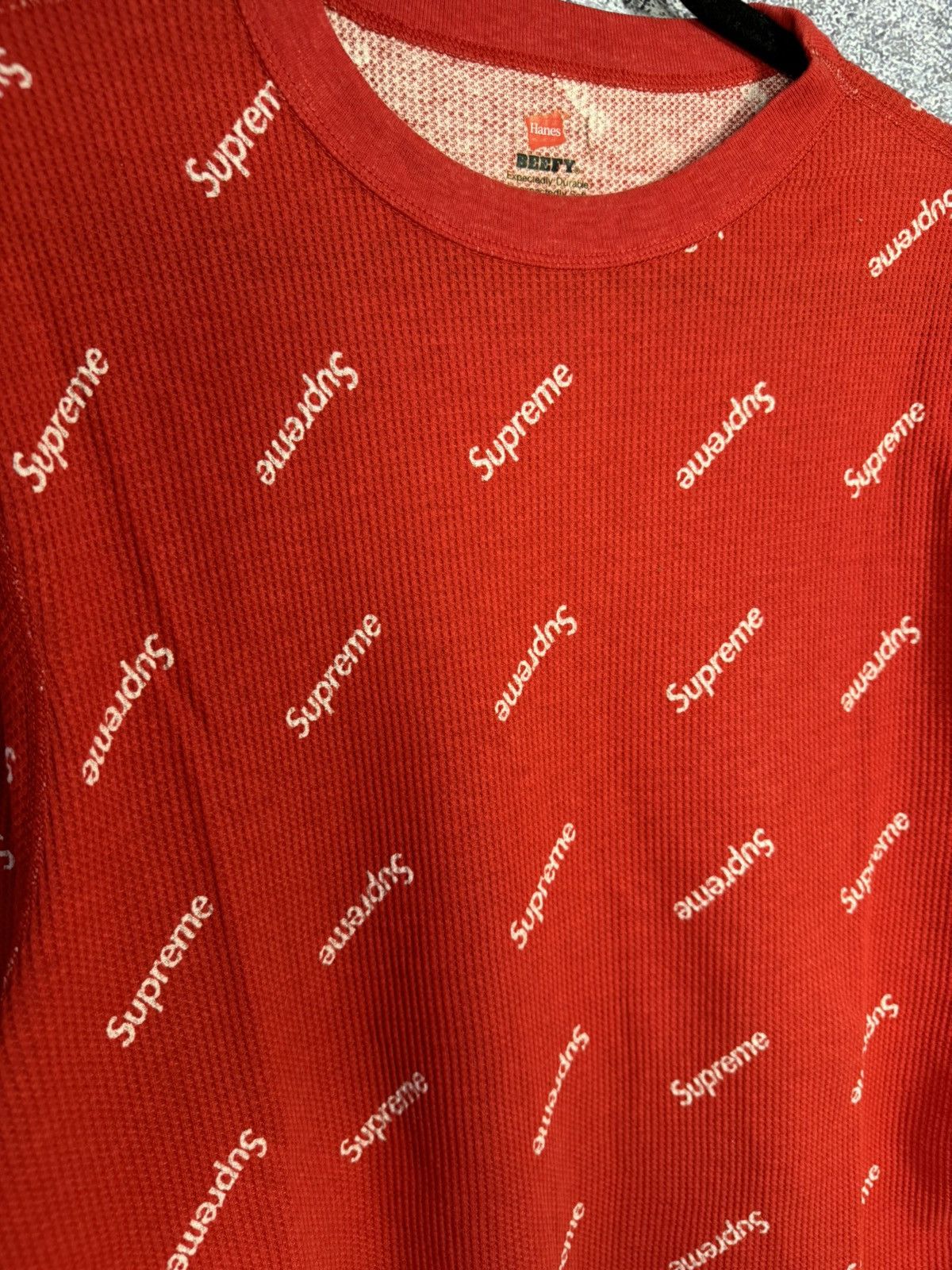 Hanes × Supreme × Vintage Supreme Hanes Monogram Longsleeve Streetweat y2k M size Size US M / EU 48-50 / 2 - 7 Thumbnail