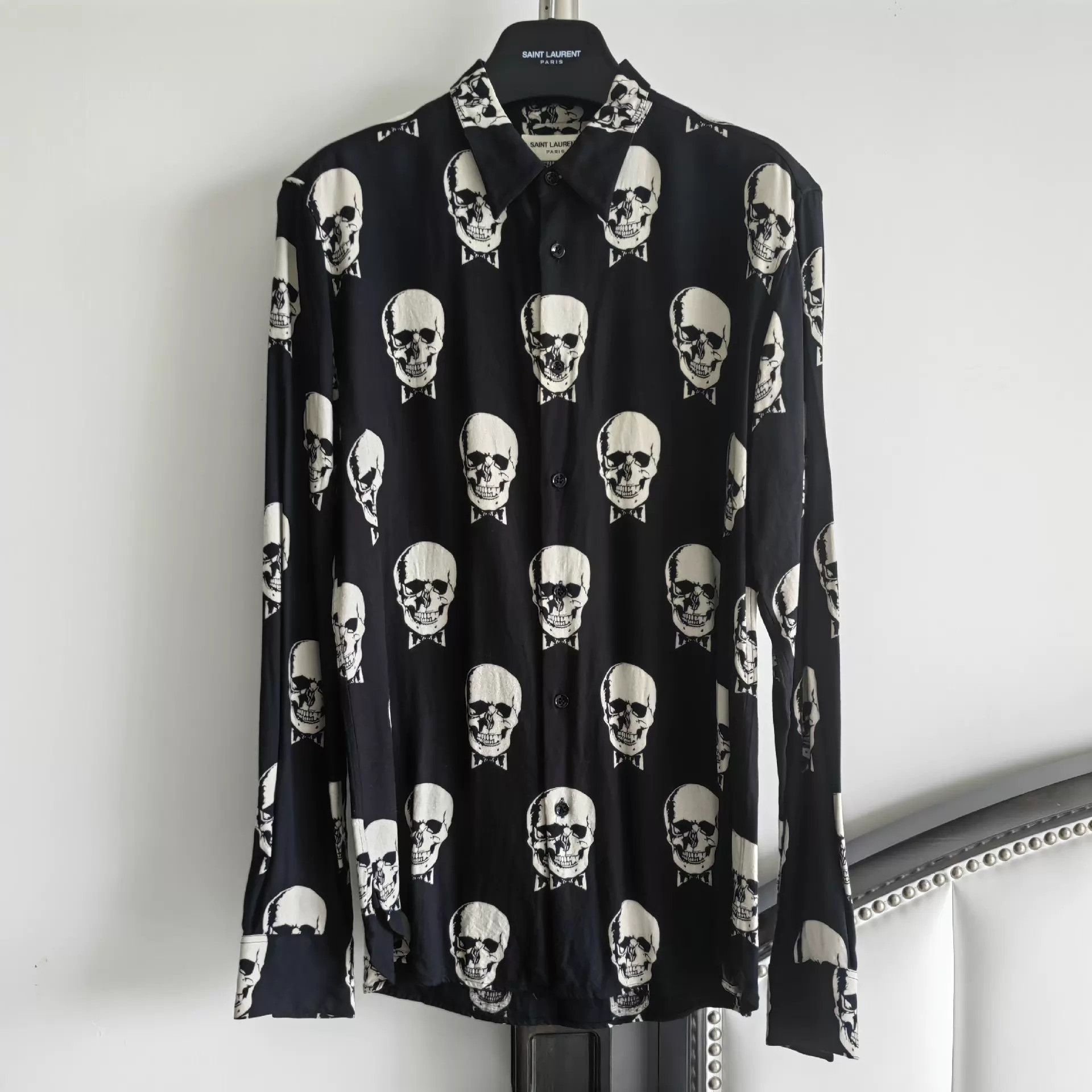 Saint Laurent Paris Saint Laurent Paris Skull Shirt | Grailed