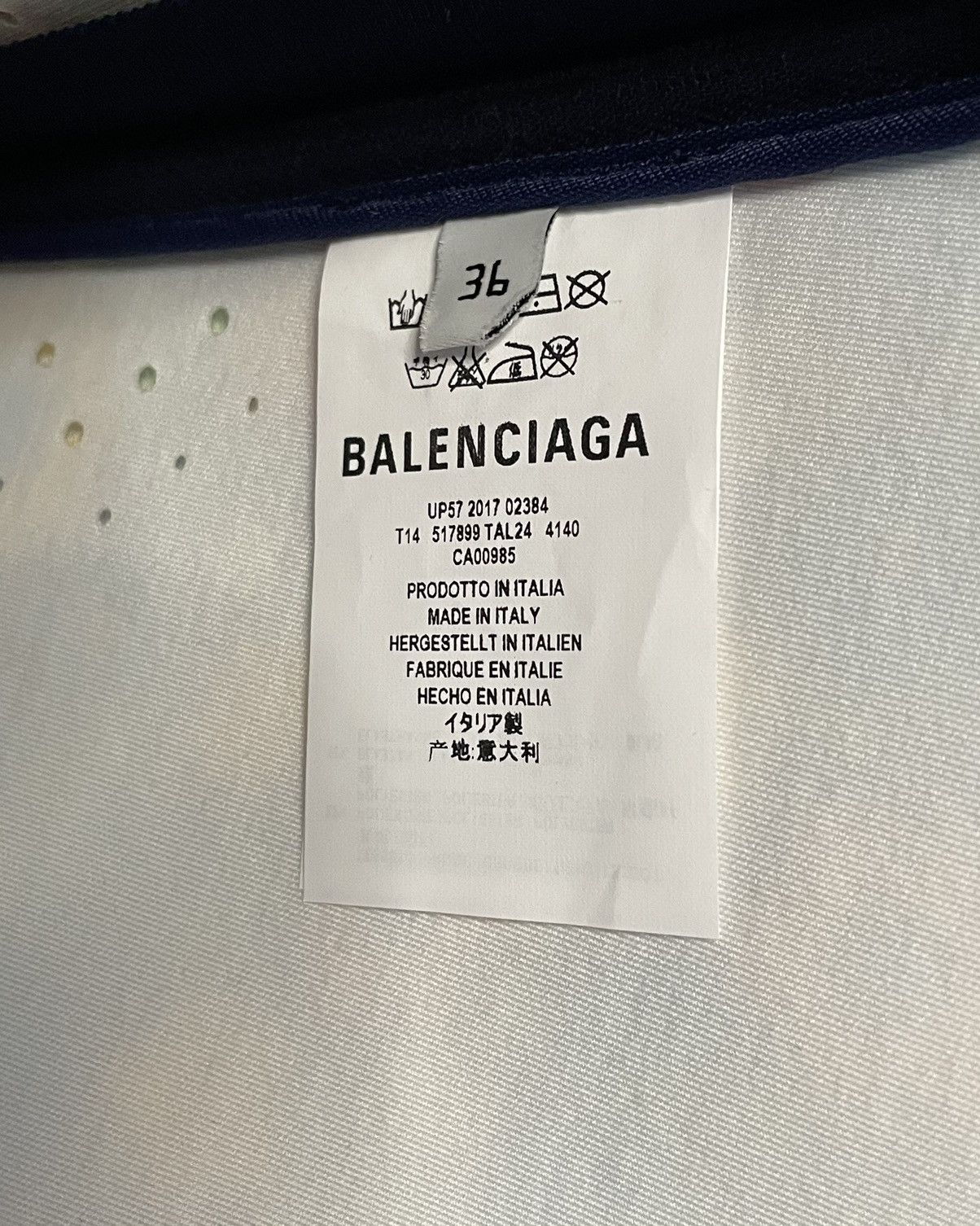 Balenciaga Retro Floral Neoprene Blouse (SS18) Size S / US 4 / IT 40 - 5 Thumbnail