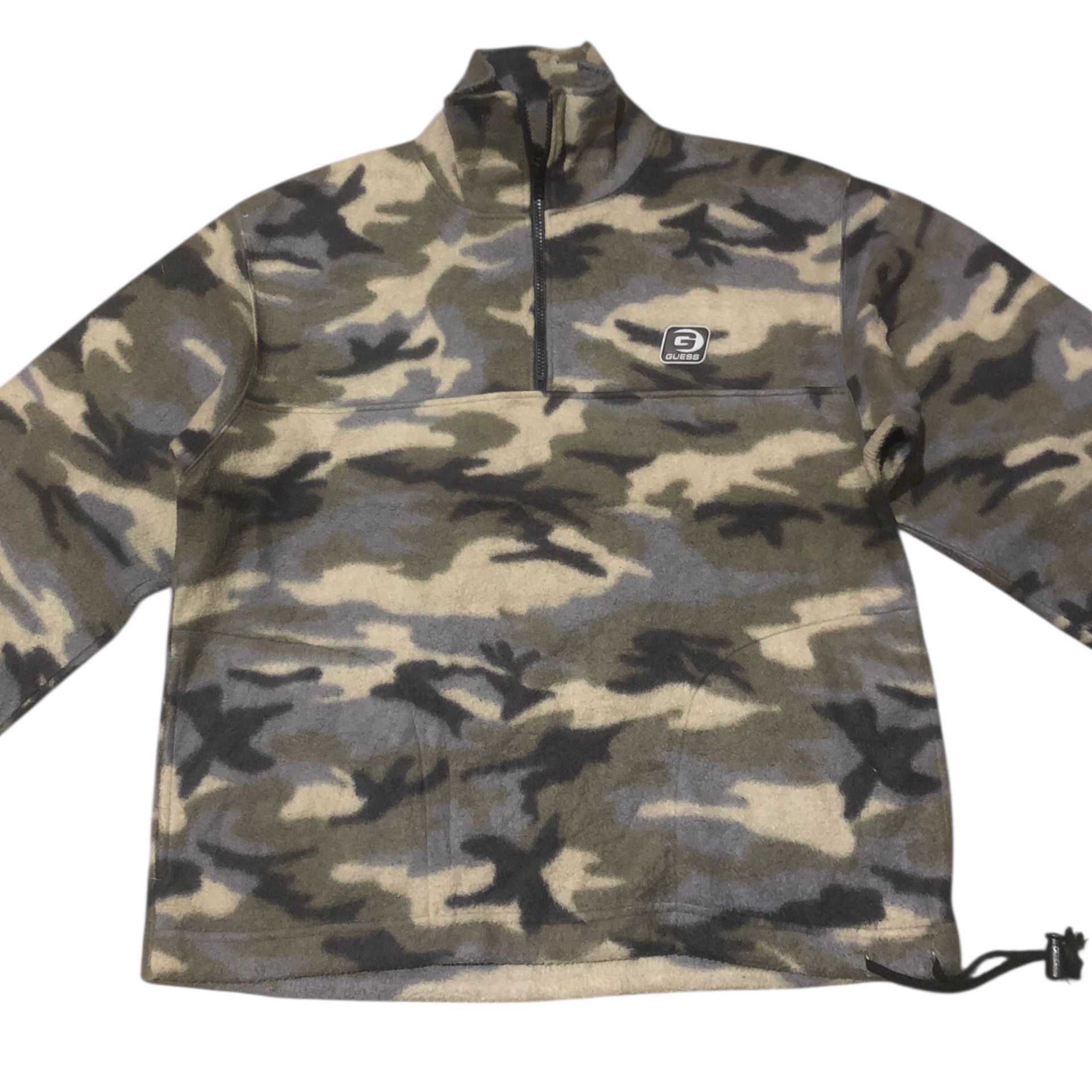 Guess 🔥Vintage Y2K GUESS Camo Half-Zip Fleece Sweater Jacket Size US S / EU 44-46 / 1 - 3 Thumbnail