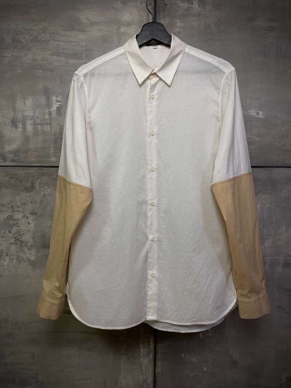 Ann Demeulemeester Shirt contrasting sleeves S-M Size 46R - 1 Thumbnail