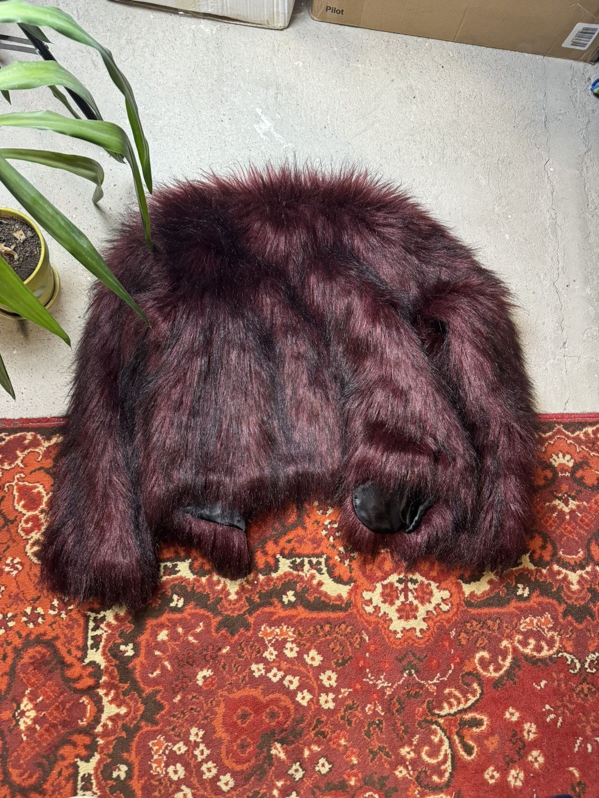 If Six Was Nine Atmosphere Opium Fuzzy Fur Owens Style Vest Sweatshirts Size US M / EU 48-50 / 2 - 9 Thumbnail