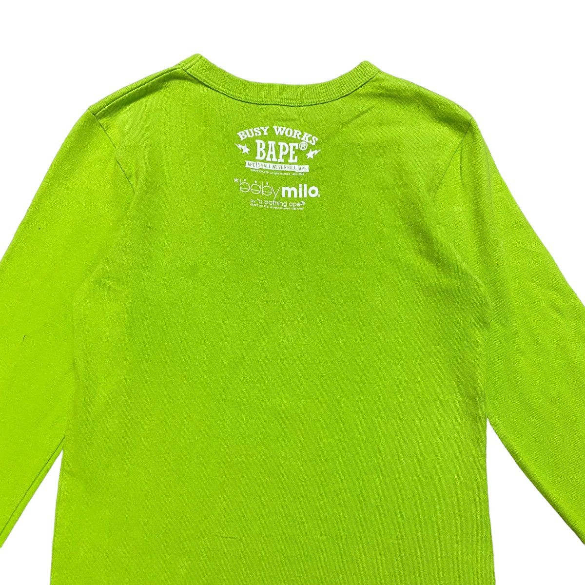 Bape Baby Milo Long Sleeve Tee Size S / US 4 / IT 40 - 8 Thumbnail