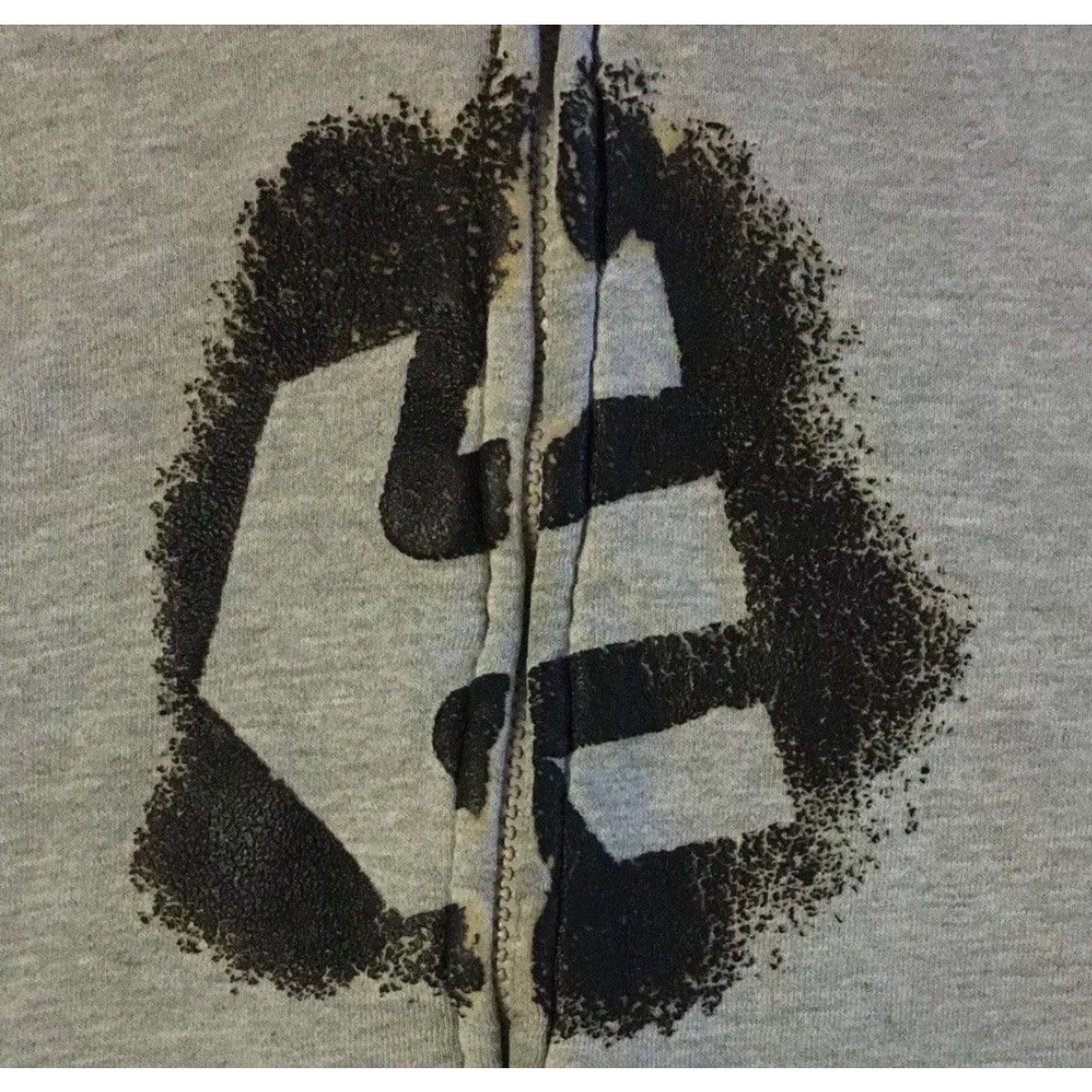 Quiksilver VINTAGE Etnies Faded Zip Hoodie M L Skate Surf Grunge Punk Adio Matix Es Dvs 90s Y2K Size US M / EU 48-50 / 2 - 2 Thumbnail