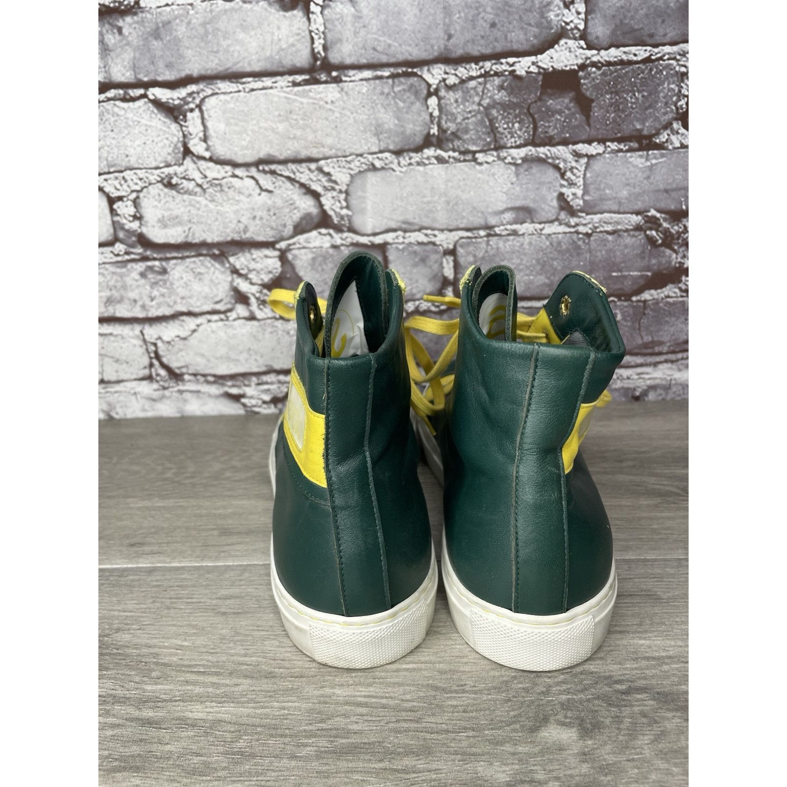 Renzo Cardoni RENZO DERBY Elijah John Yarra (PH) Aevolo Green Leather Yell Size US 9 / IT 39 - 4 Thumbnail