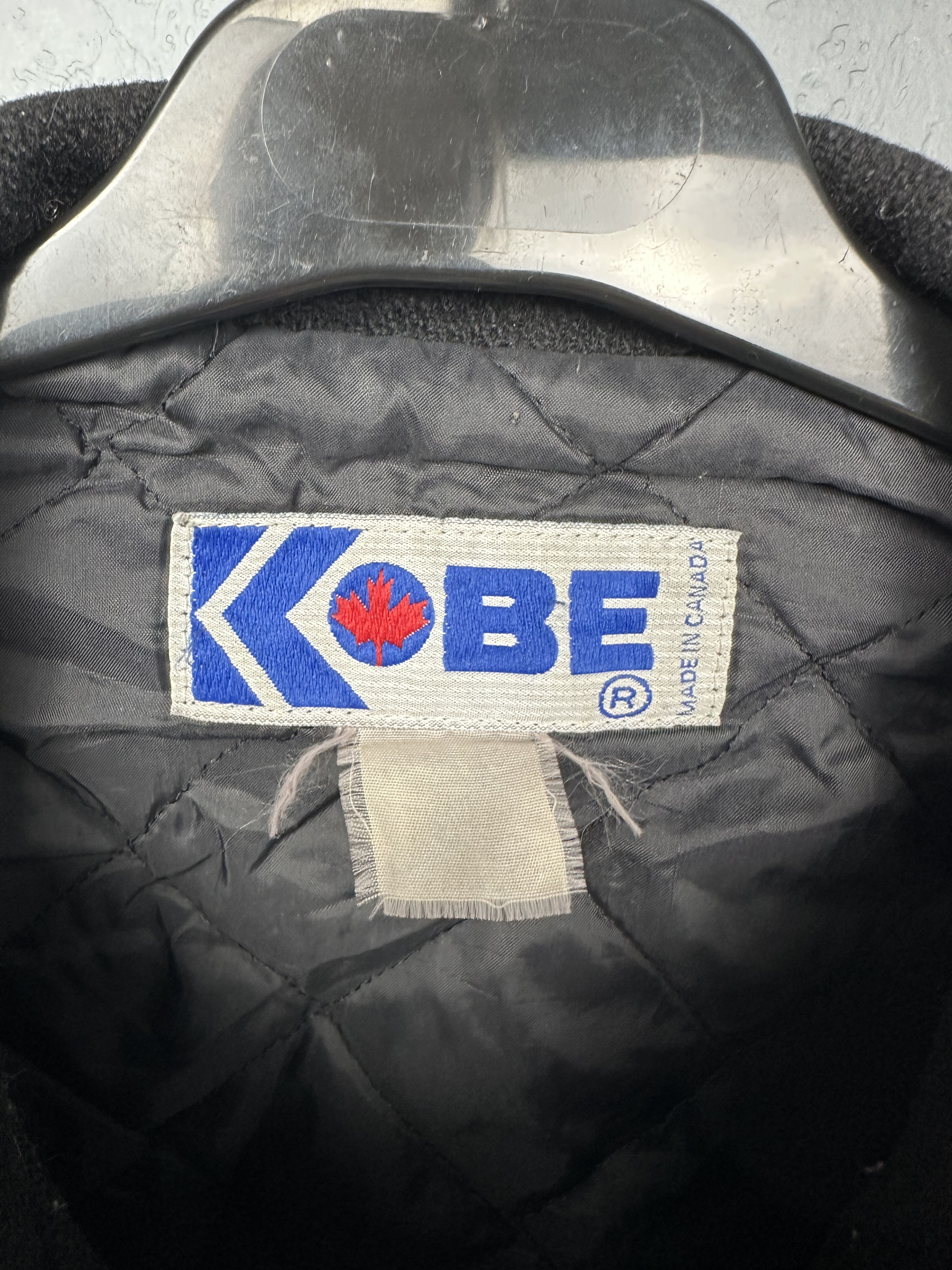 Vintage Kobe 90s Vintage Mens Wool Leather Varsity Jacket NHL Size US XXL / EU 58 / 5 - 3 Thumbnail