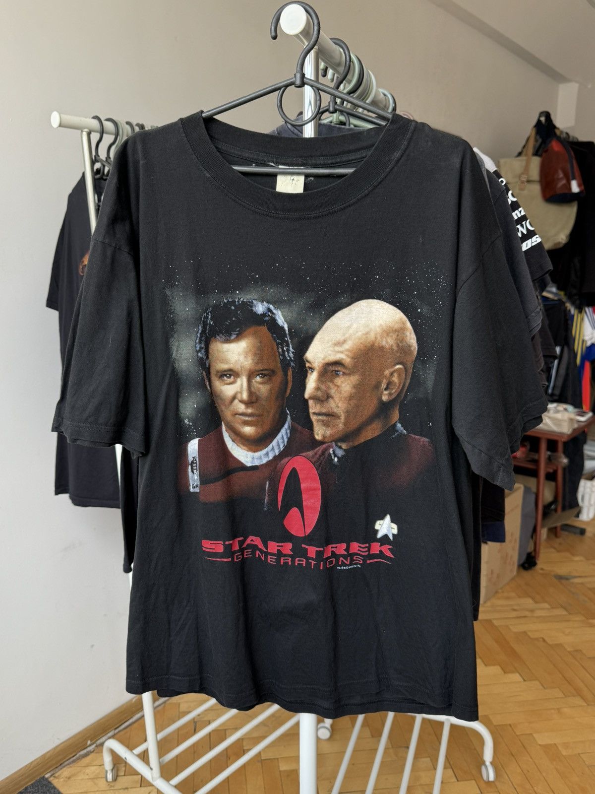 Star Wars Vintage 1994 Star Trek Generations T-shirt Size US XL / EU 56 / 4 - 1 Thumbnail