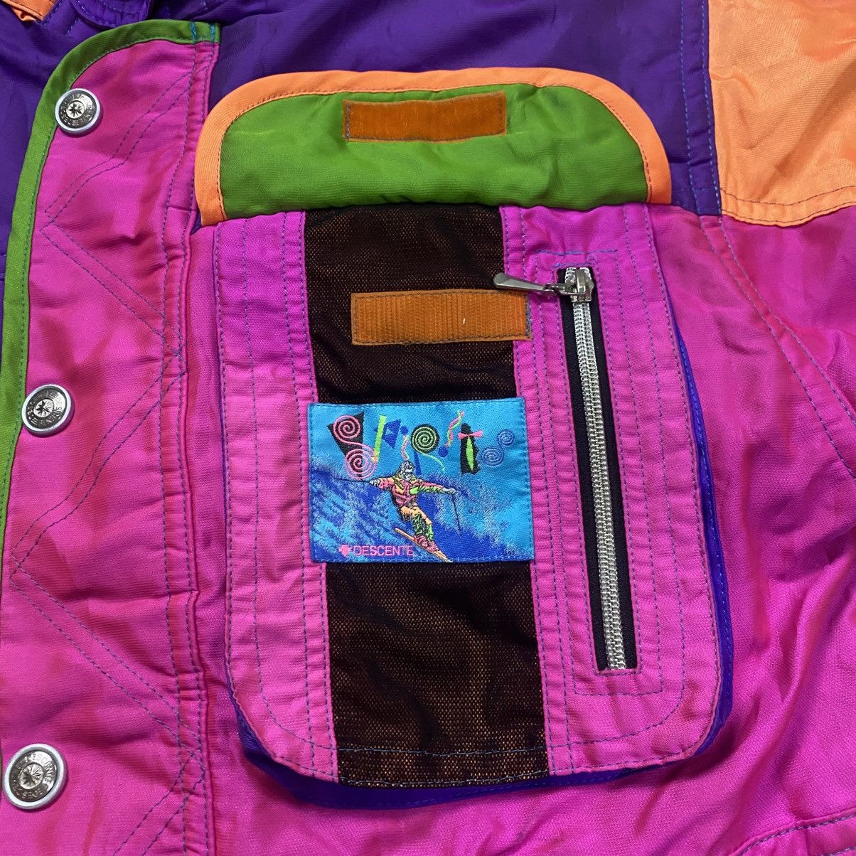 Descente × Japanese Brand × Sports Specialties Descente multicolor ski jacket Size US M / EU 48-50 / 2 - 16 Thumbnail
