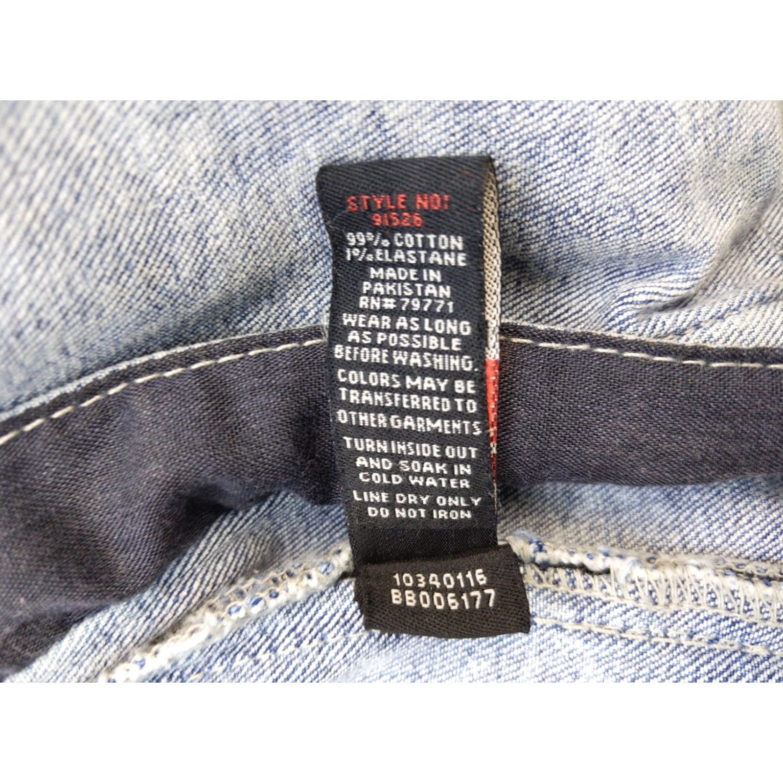 Jordan Craig Jordan Craig Jacket Mens XL Blue Denim Varsity Paint Splatter Striped Sleeves Size US XL / EU 56 / 4 - 7 Thumbnail