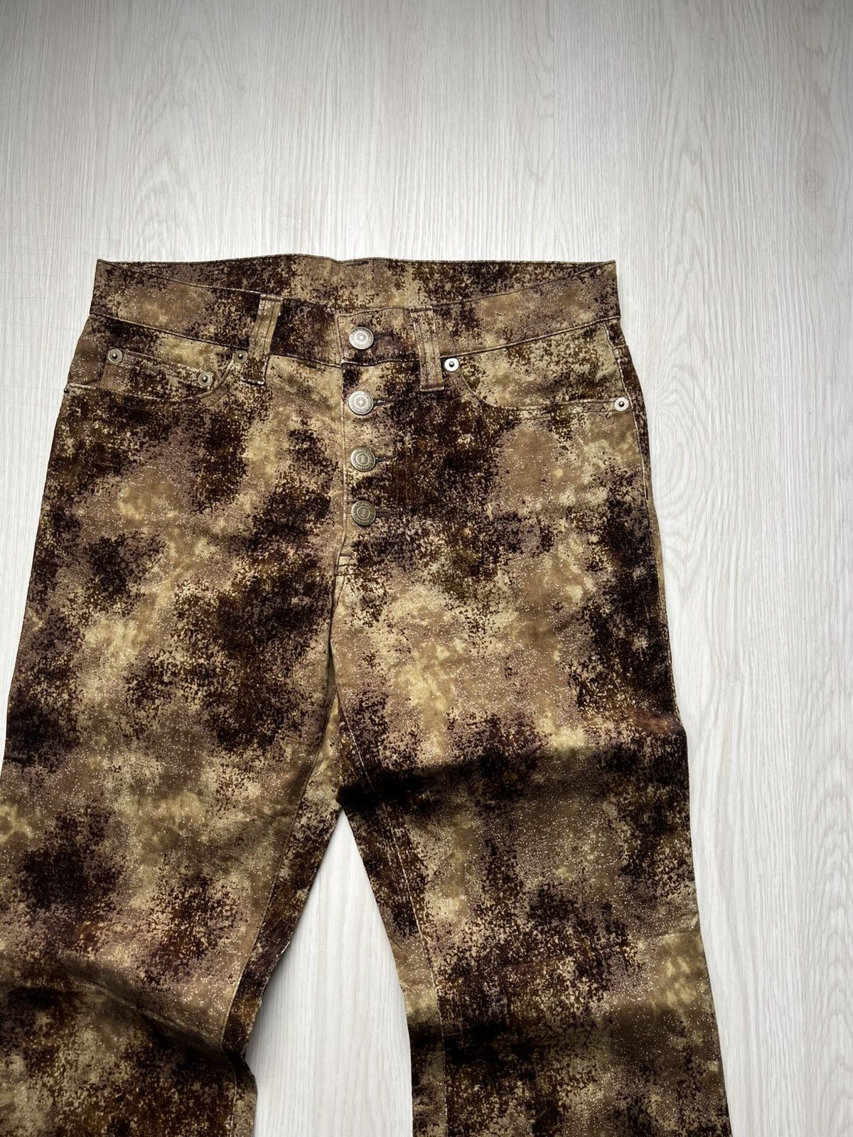 Tornado Mart Tornado Mart Marble Flared Jeans Size US 28 / EU 44 - 4 Thumbnail
